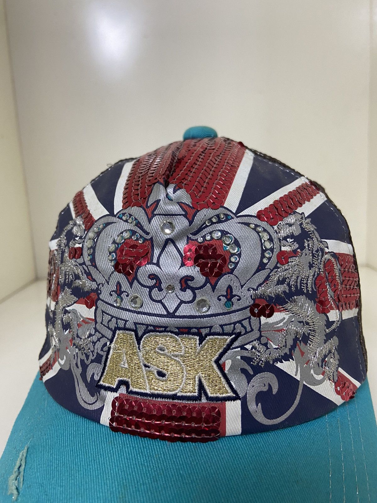 If Six Was Nine ASK rippet trucker hat Size ONE SIZE - 3 Thumbnail