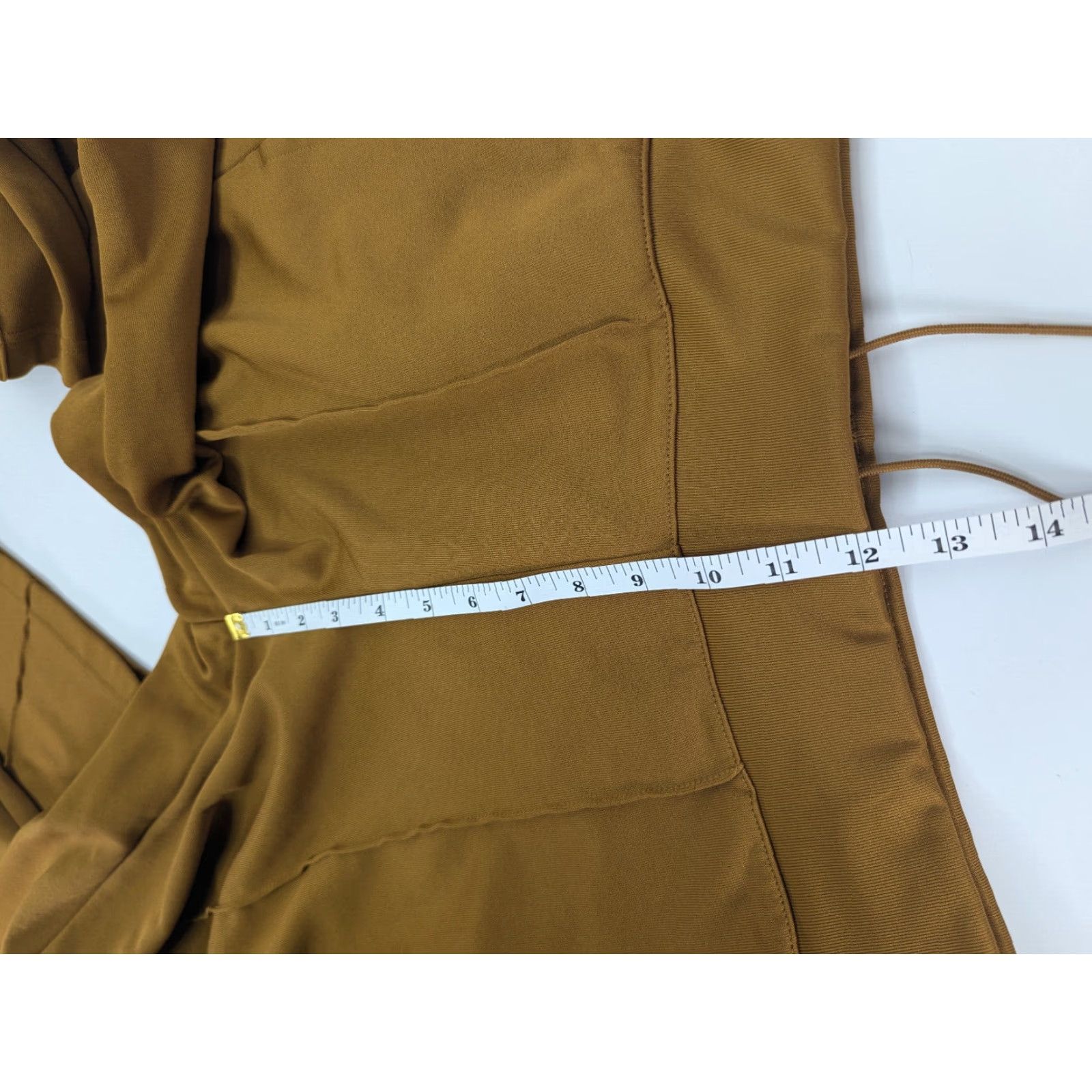 Adidas Adidas Women's Jogger Pants Flare 7/8 Style Size M Activewear Gold Size 32" / US 10 / IT 46 - 7 Thumbnail