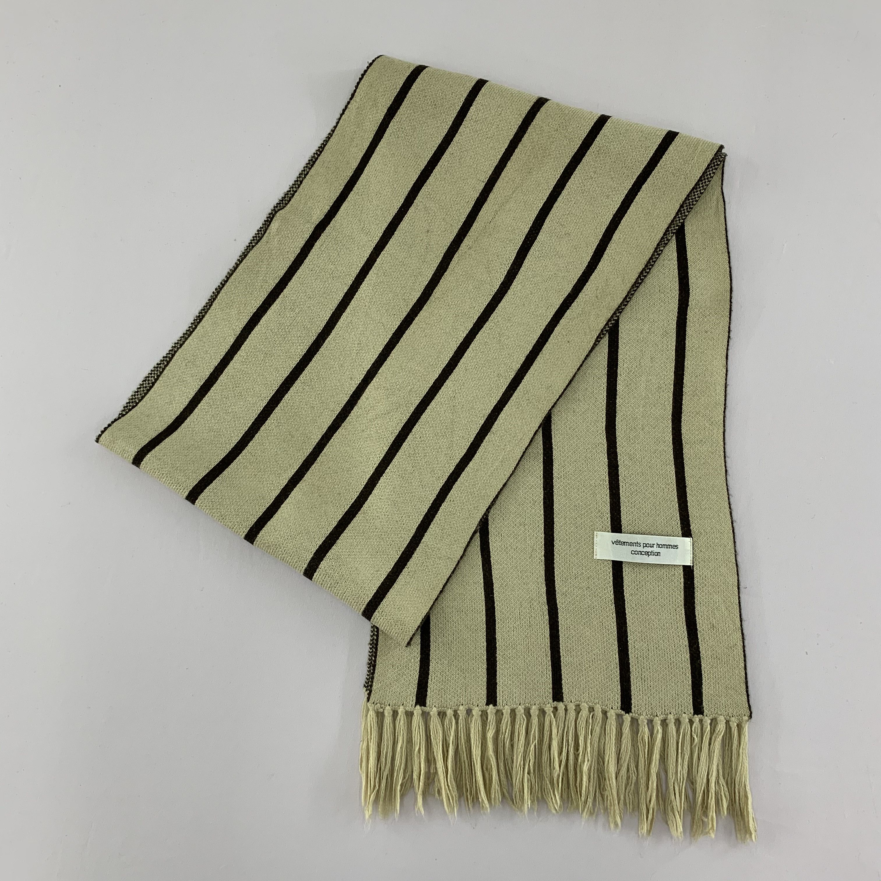 Vintage Vintage Scarf Wool Muffler Neck Wrap BL4022 Size ONE SIZE - 2 Thumbnail