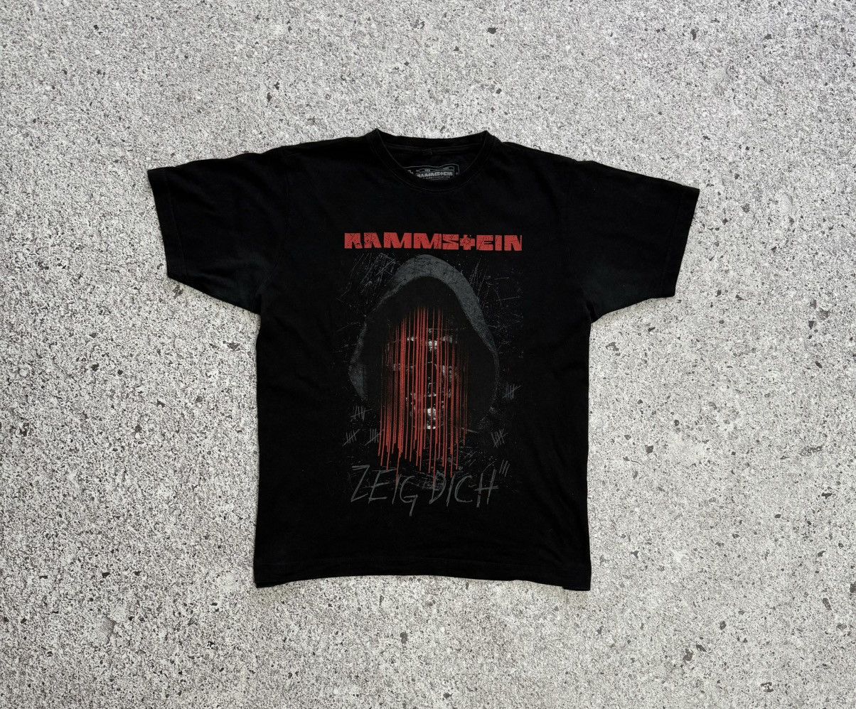 Band Tees × Vintage Vintage 2019 Rammstein Zeig Dich Rock Band Retro T-Shirt Size US XL / EU 56 / 4 - 3 Thumbnail