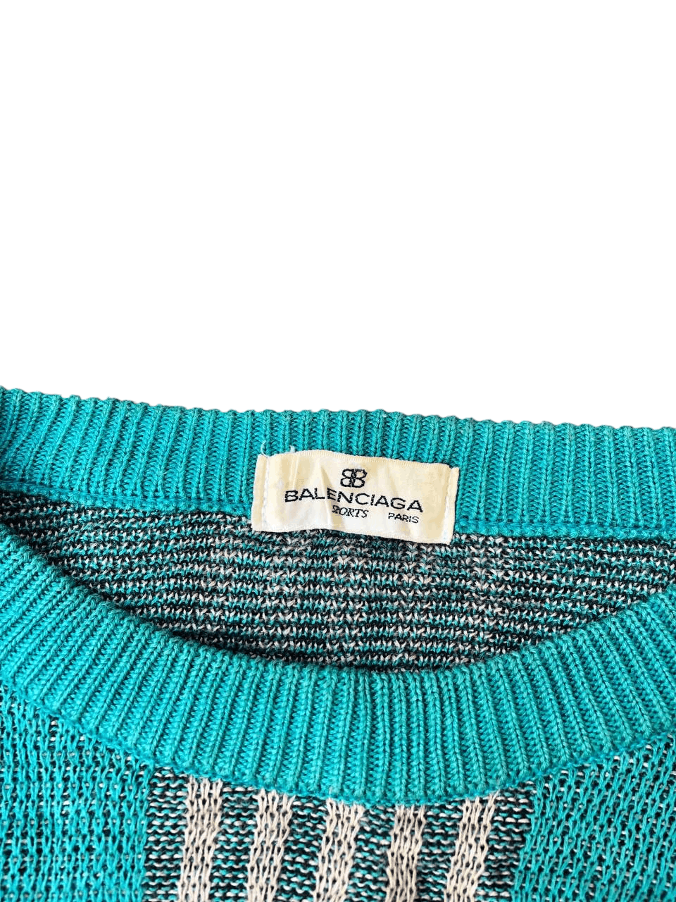 Balenciaga Vintage Balenciaga Sport Knit Short Sleeve Shirt Size US L / EU 52-54 / 3 - 5 Thumbnail