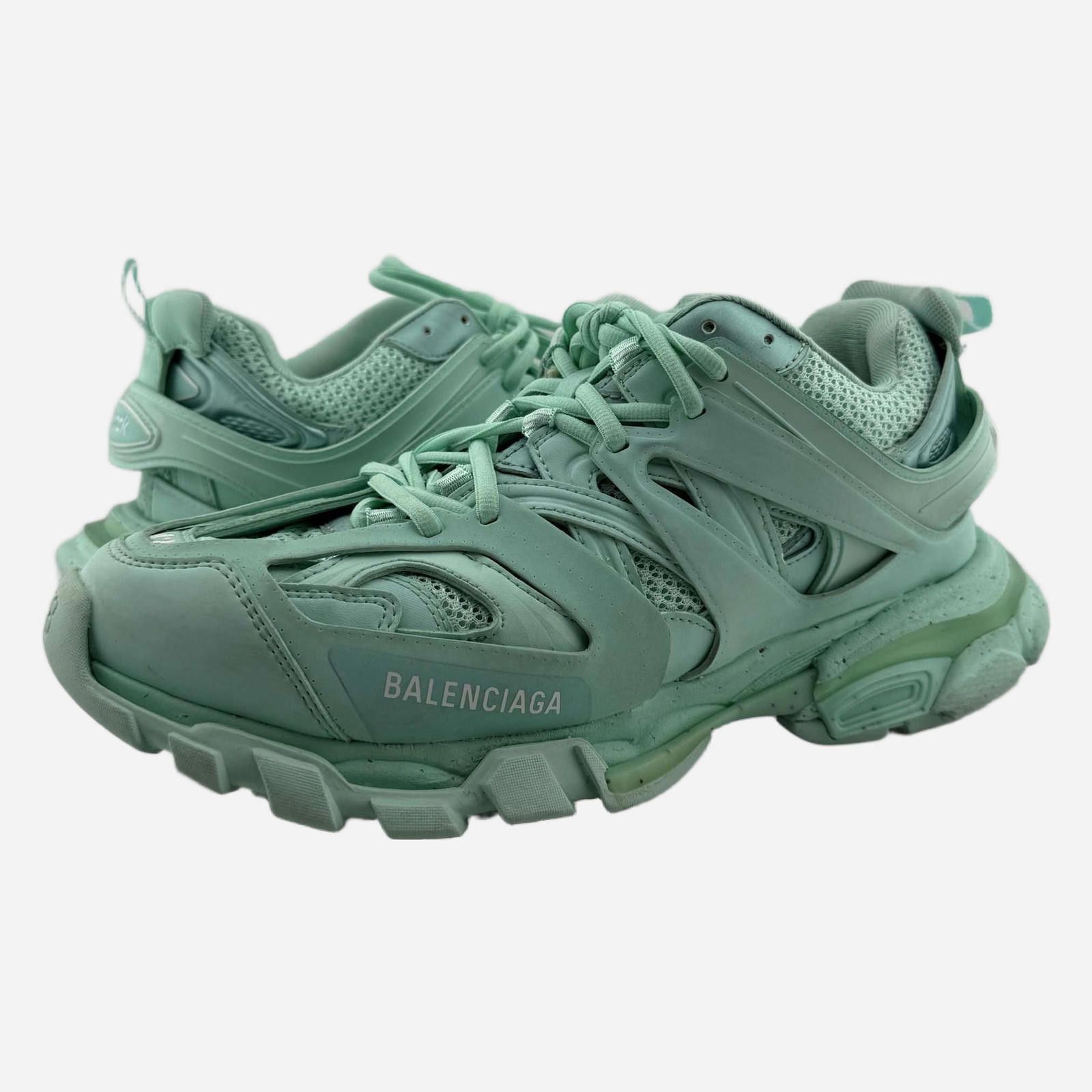 Balenciaga Balenciaga Track Sneakers Green Mint 42EU Used No Box Size US 9 / EU 42 - 1 Thumbnail
