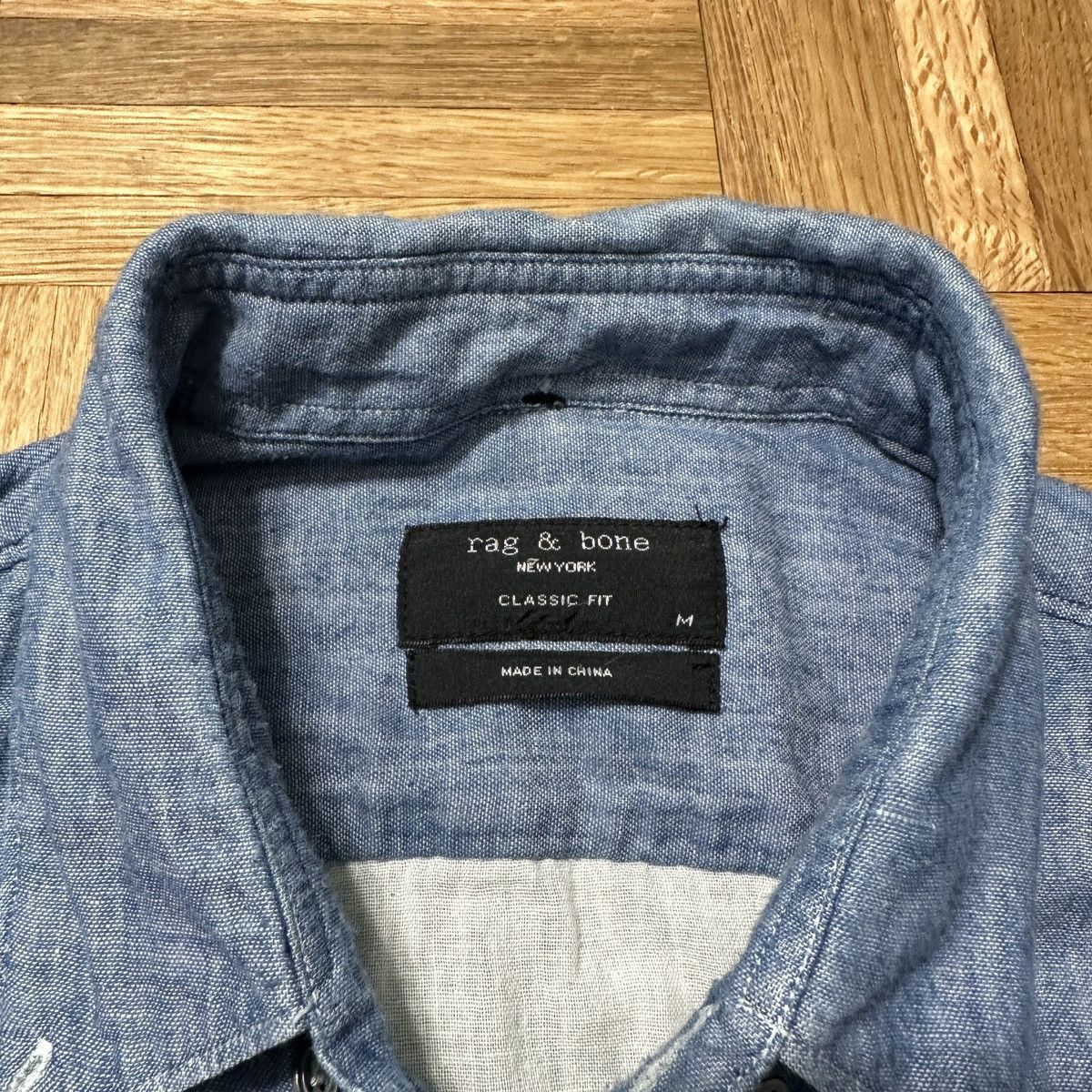 Rag & Bone Rag & Bone chambray shirt Size US M / EU 48-50 / 2 - 4 Thumbnail