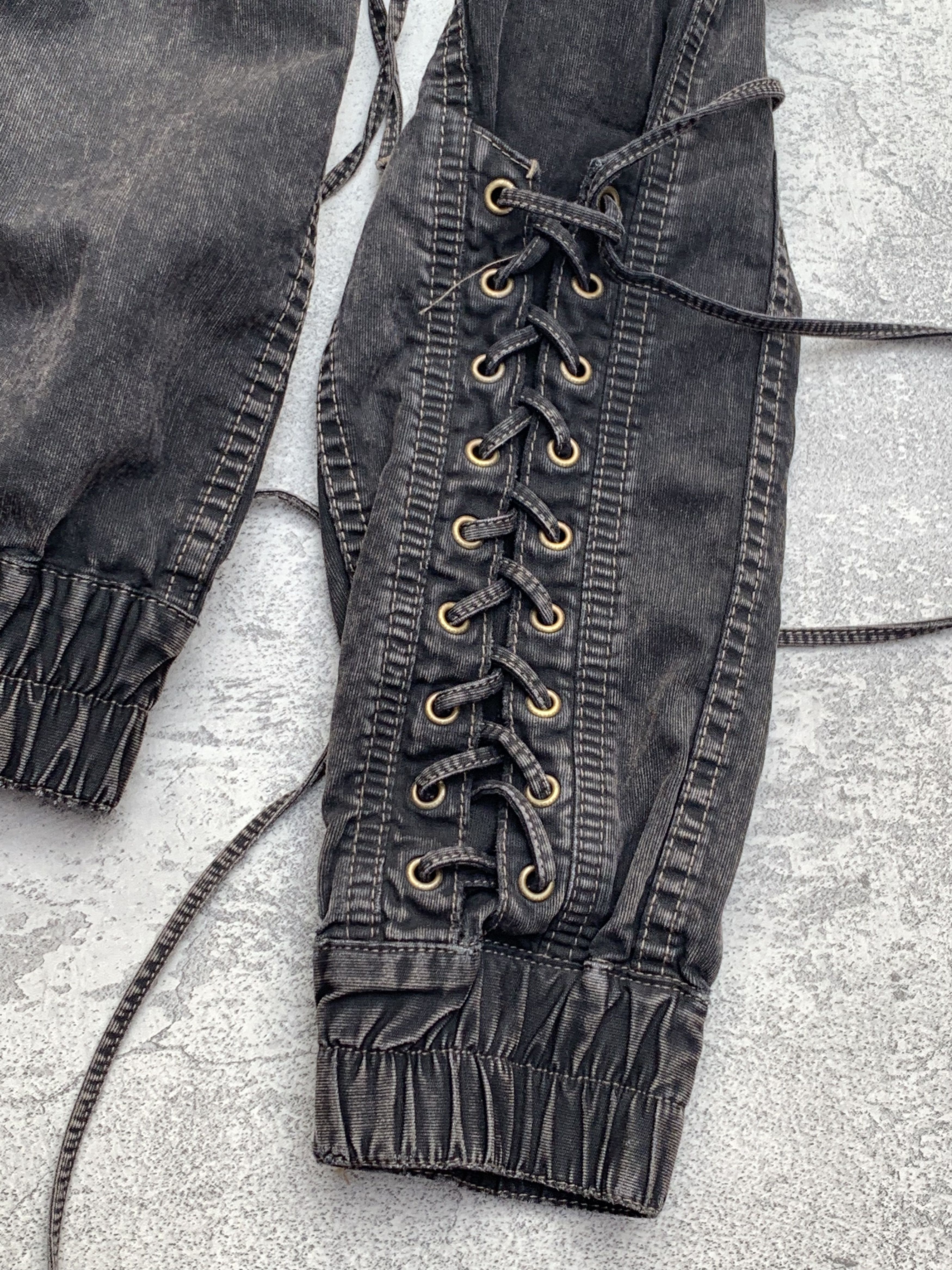 Hysteric Glamour × Japanese Brand × Le Grande Bleu (L.G.B.) HYSTERIC GLAMOUR lace-up bondage jacket Size US M / EU 48-50 / 2 - 4 Thumbnail