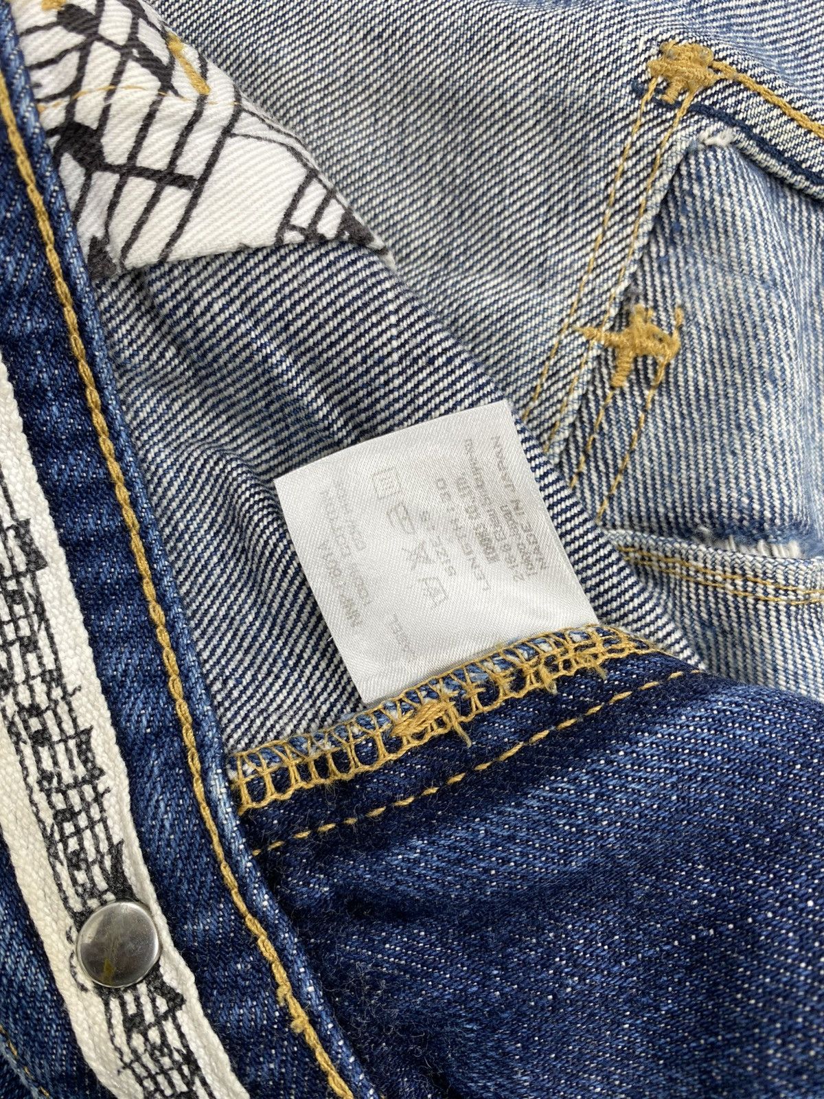 Number (N)ine Vintage Number (N)ine Music Distressed Denim Jeans Faded Size US 32 / EU 48 - 9 Thumbnail