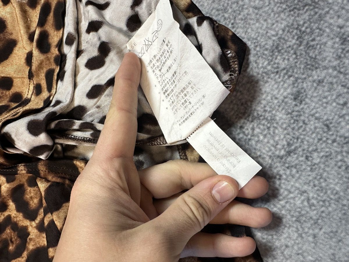 Dolce & Gabbana Y2K vintage Dolce&Gabbana Leopard Polo Long Streetwear Rare Size L / US 10 / IT 46 - 5 Thumbnail