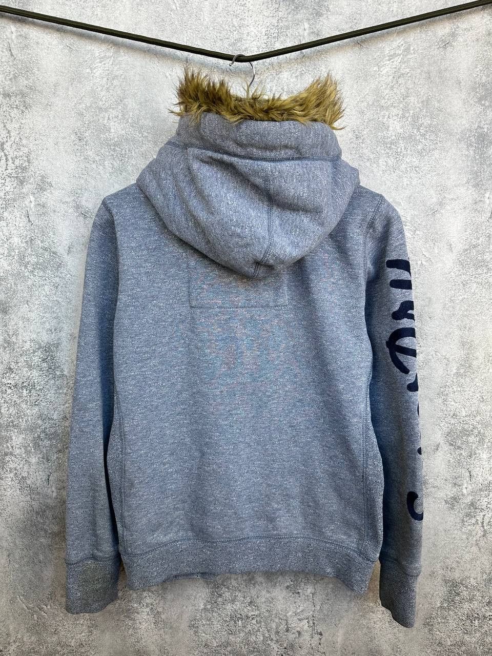 Superdry Superdry Y2K Zip Hoodie Fleece Lined Faux Fur Hood Full Zip Size M / US 6-8 / IT 42-44 - 2 Thumbnail