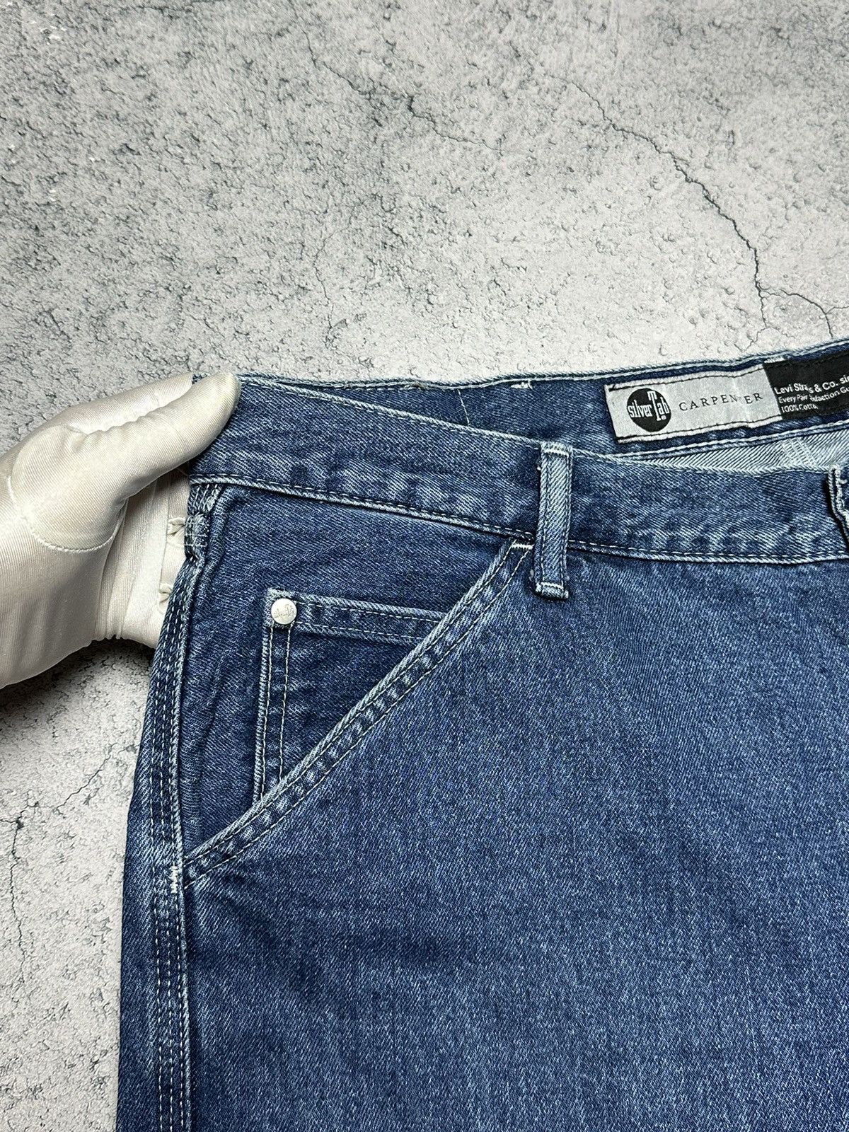 Levi's Levi's Silvertab Baggy Carpenter Denim Shorts W38 Size US 38 / EU 54 - 15 Thumbnail