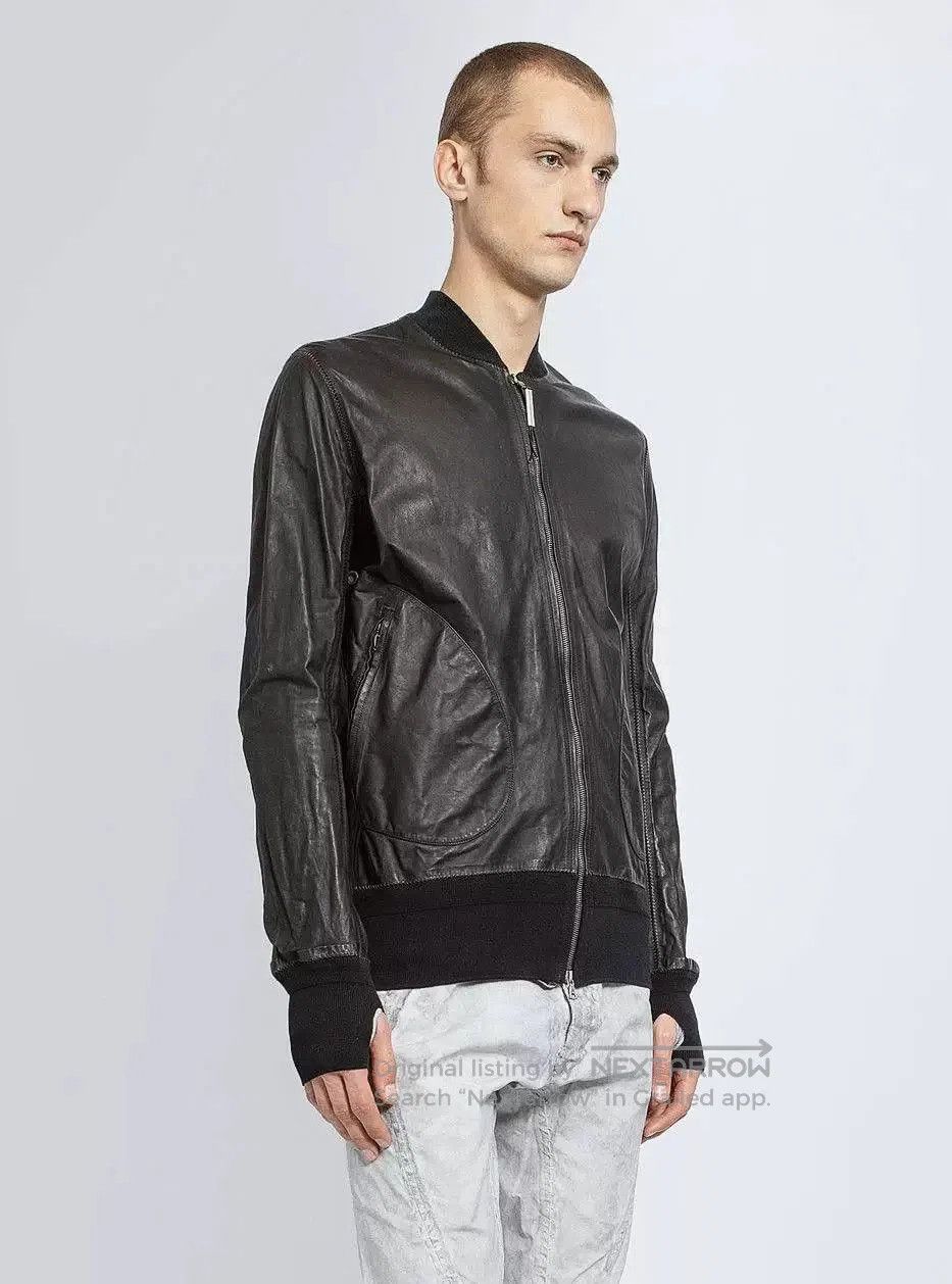 Isaac Sellam Experience isaac sellam leather MA1 bomber jacket. Size US XL / EU 56 / 4 - 7 Thumbnail