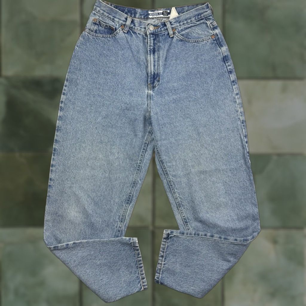 Gap VINTAGE Gap Reverse Fit Jeans Women's 12 Ankle Blue 90s Y2K High Waist Mom Denim Pants Size 34" / US 12 / IT 48 - 1 Thumbnail