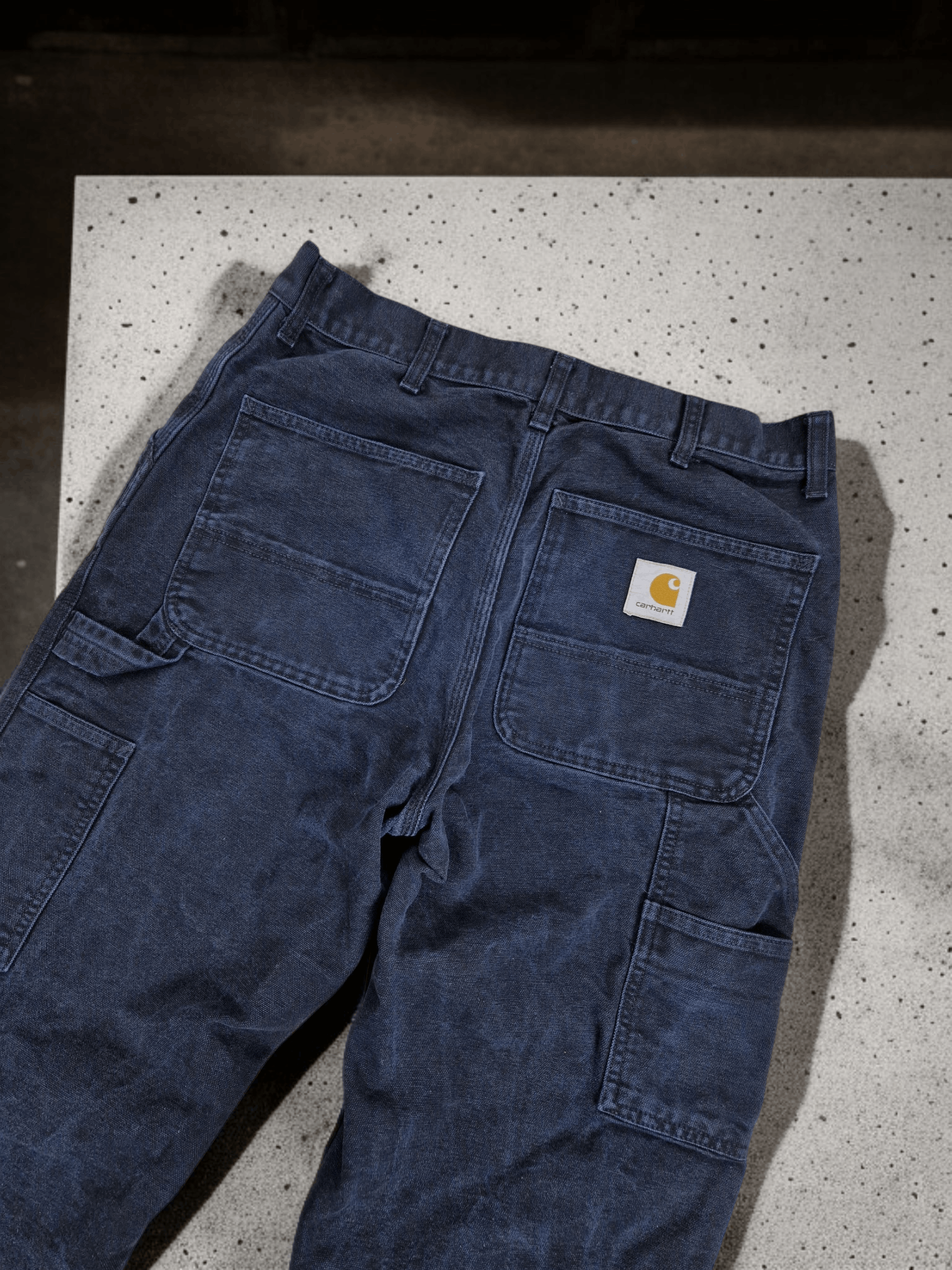 Carhartt Carhartt WIP Double Knee Pant Stone Washed Black Carpenter Size US 30 / EU 46 - 2 Thumbnail