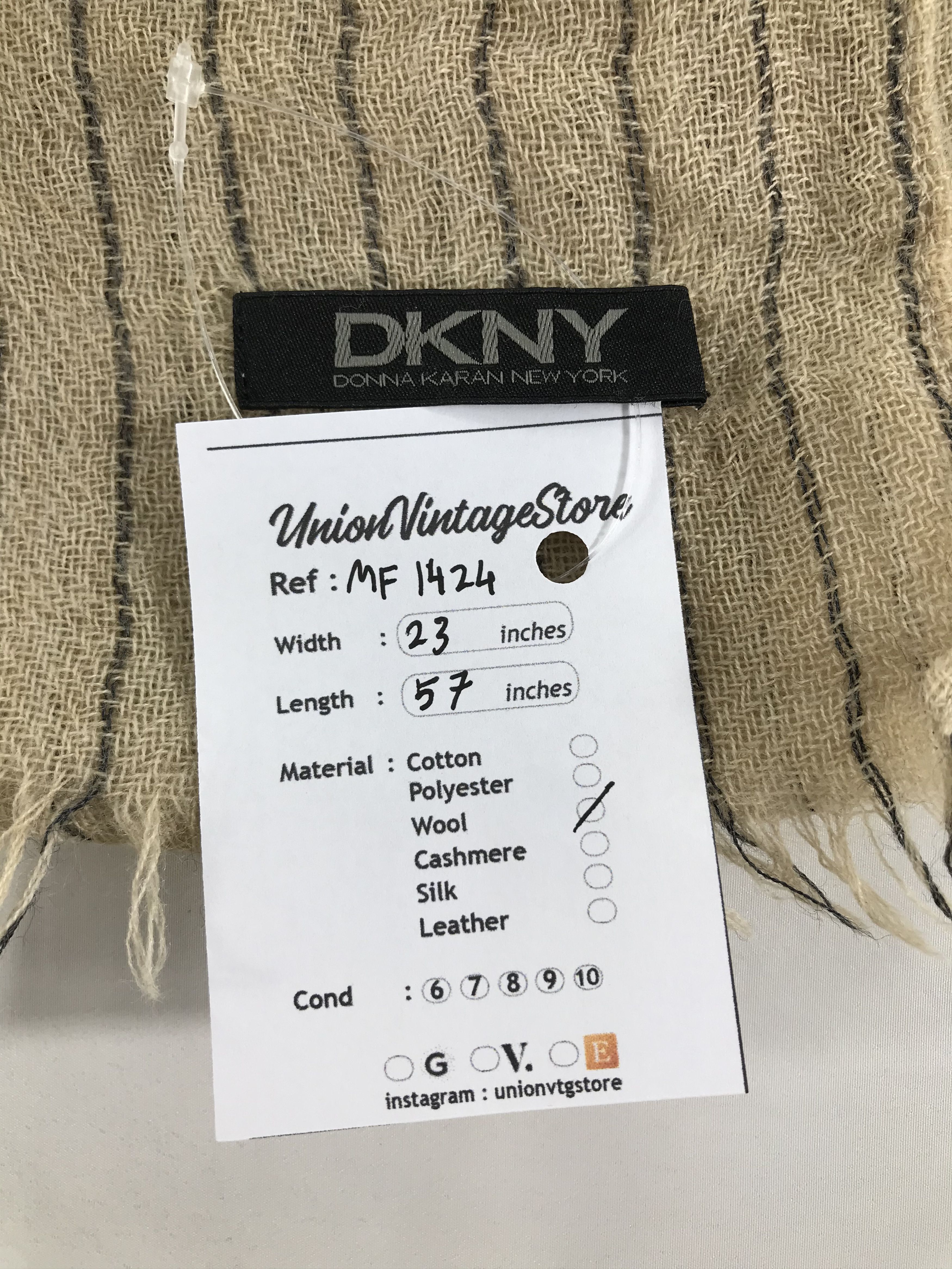 DKNY Vintage DKNY Scarf/Muffler/Neckwear MF1424 Size ONE SIZE - 4 Thumbnail