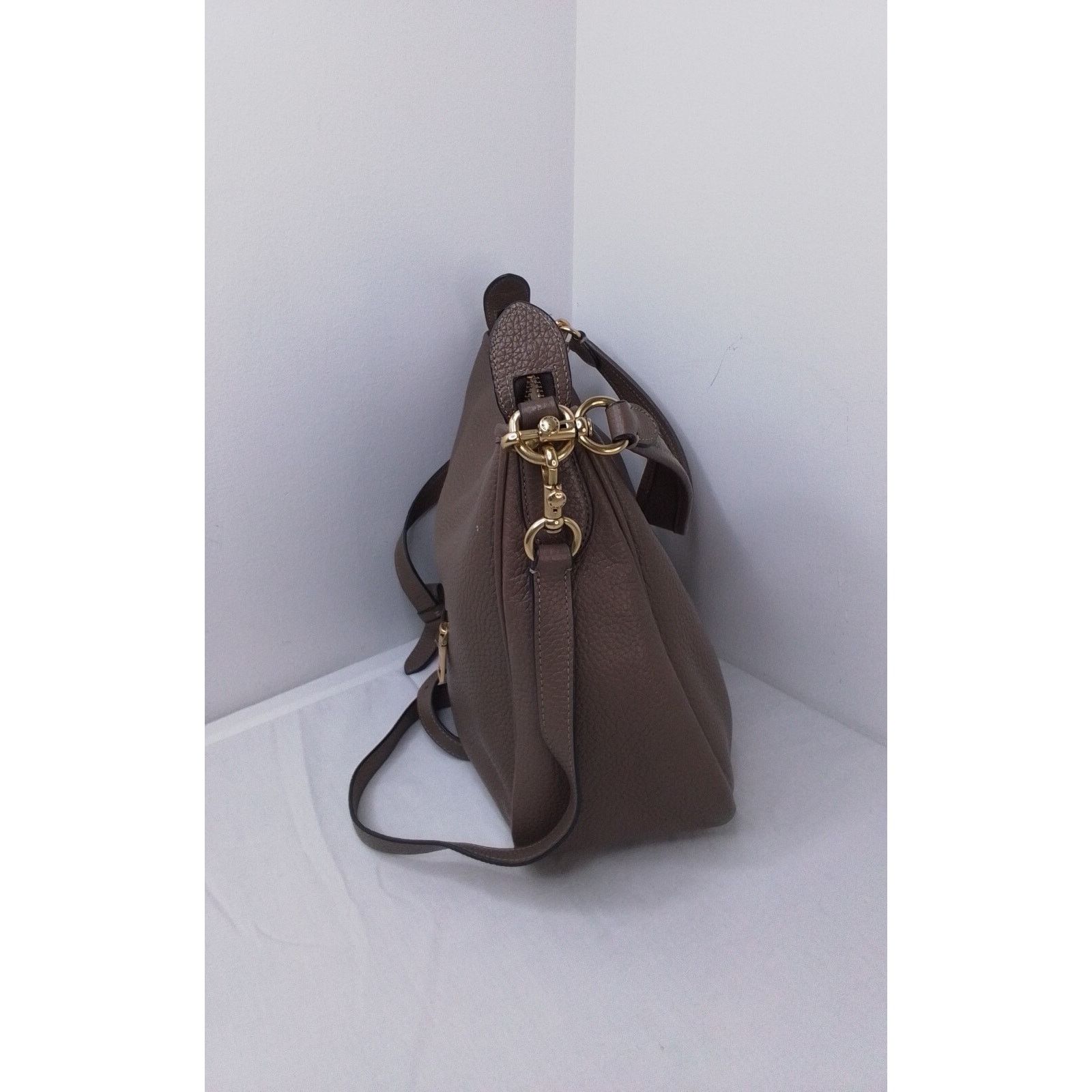 Coach Coach Purse Handbag Brown Leather #J2033 Size ONE SIZE - 5 Thumbnail