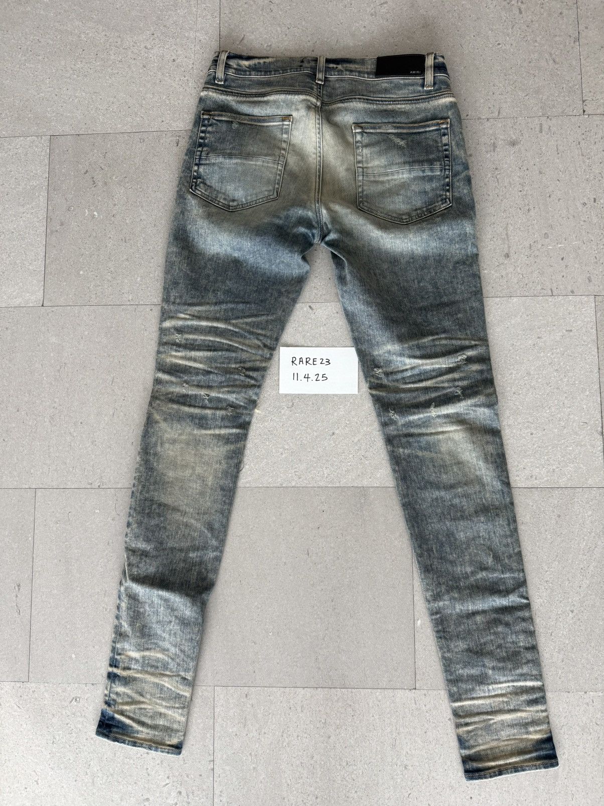 Amiri Amiri Broken Jean - Dirty Indigo - 32 / Dirty Indigo Size US 32 / EU 48 - 3 Thumbnail