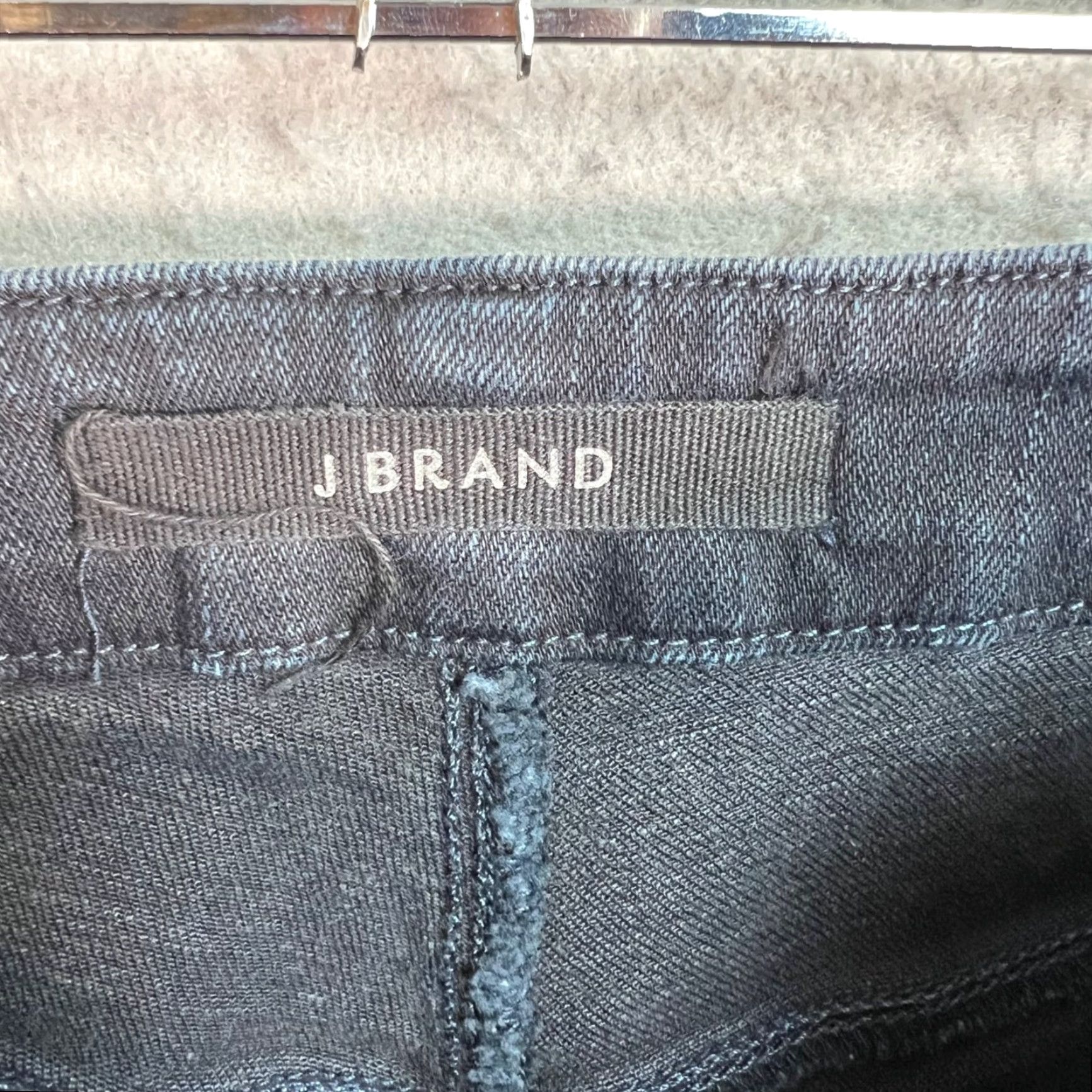 J Brand J Brand Jeans Skinny 27 Blue Natasha Sky High High Rise 5-Pocket Denim Cotton Polyurethane Womens Vintage No N/A Size 27" / US 4 / IT 40 - 3 Thumbnail