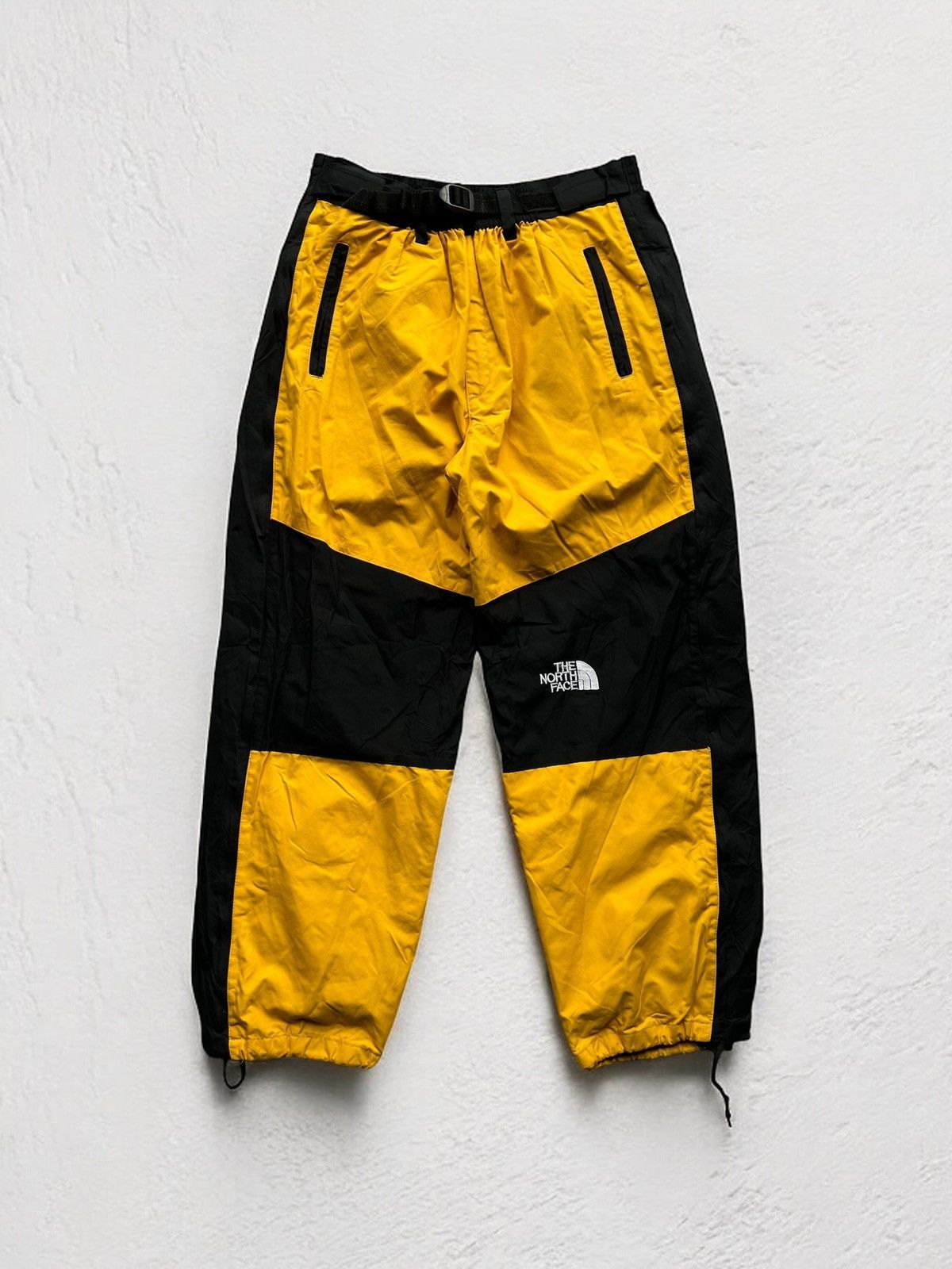 The North Face × Vintage THE NORTH FACE 90s RARE COLOUR BLOCK WATERPROOF PANTS Size US 34 / EU 50 - 1 Thumbnail