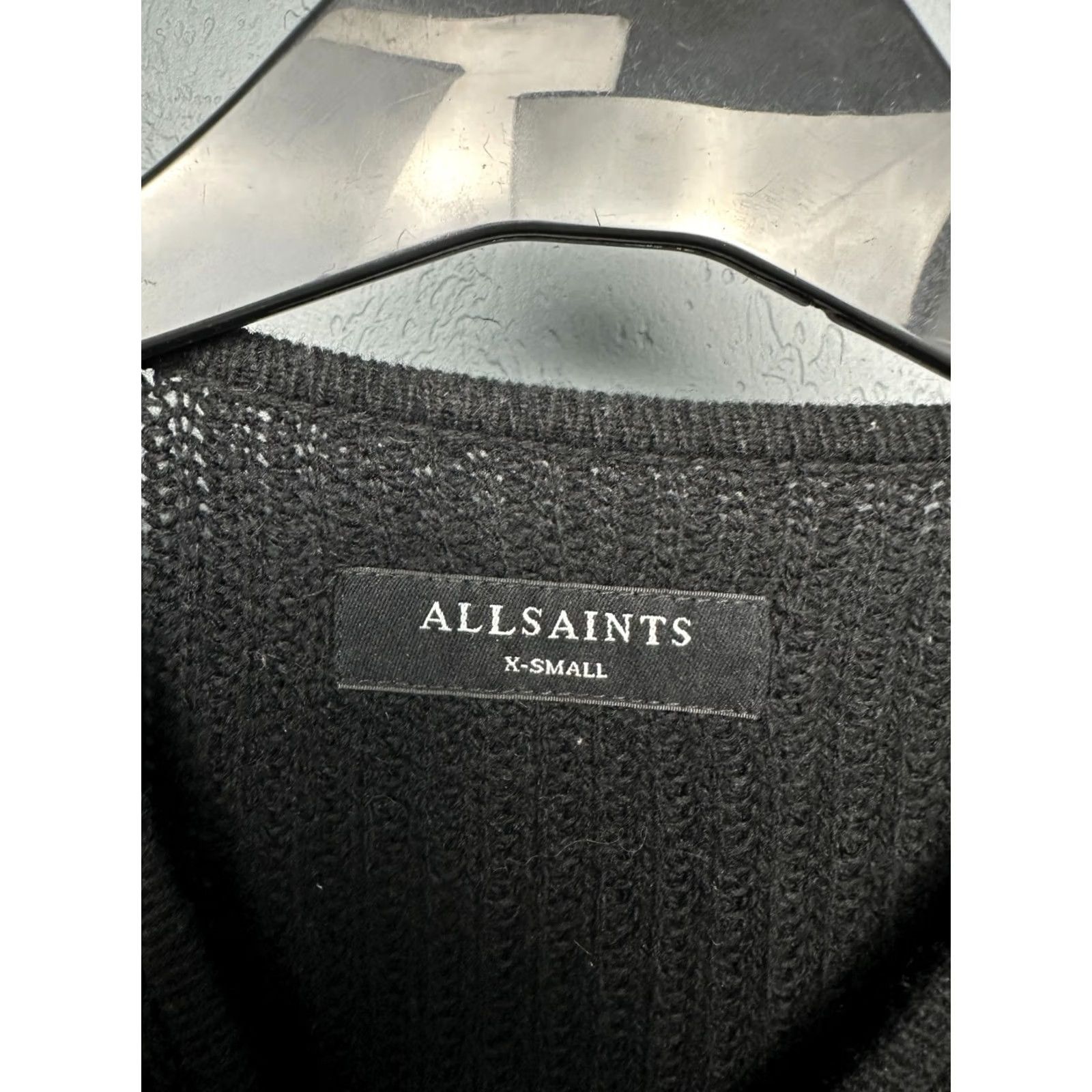 Allsaints Allsaints Mens Lymore Wool Knit Full Zip Sweater XS Black Wool Knit Full Zip Mens XS Black AllSaints Sweater Size US XS / EU 42 / 0 - 3 Thumbnail
