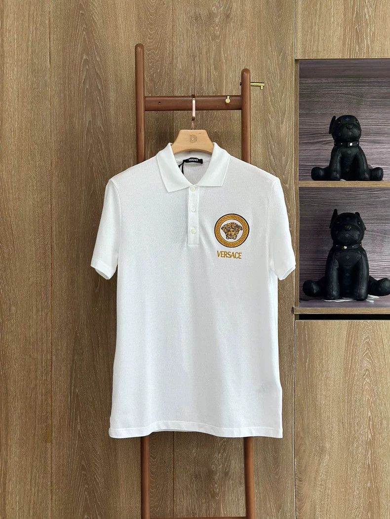 Versace Versace Men's crew neck white casual T-shirt short sleeve Size US L / EU 52-54 / 3 - 3 Thumbnail