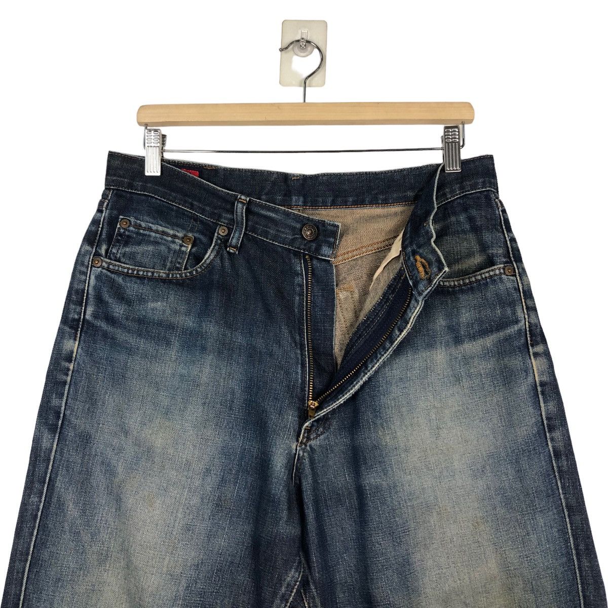 Edwin 🔥Vintage Edwin 503 Denim Jeans Flare Issey Miyake Size US 32 / EU 48 - 16 Thumbnail