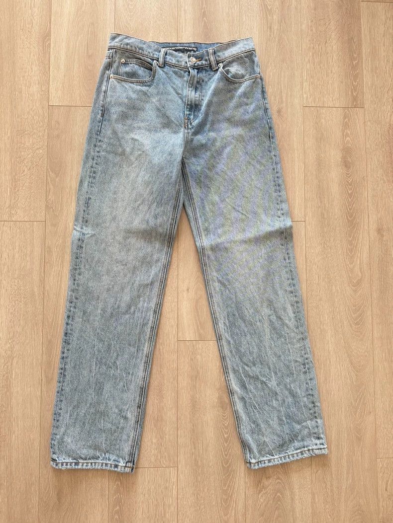 Alexander Wang Classic Mid-Rise Straight Jeans-