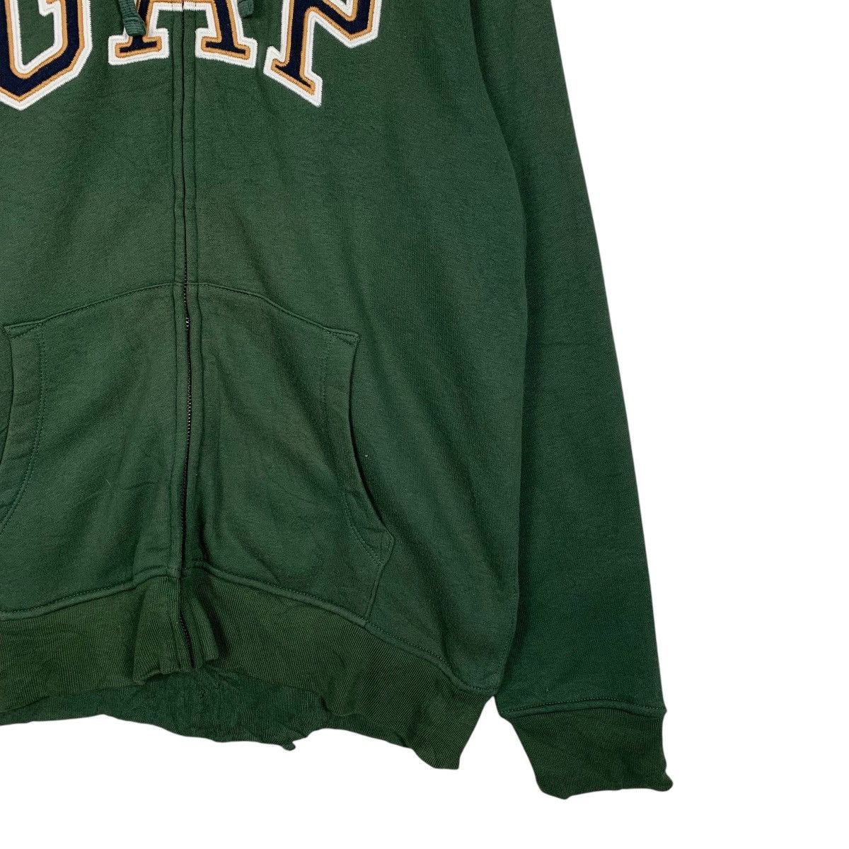 Gap Gap Big Logo Green Zipper Hoodie Size US M / EU 48-50 / 2 - 4 Thumbnail
