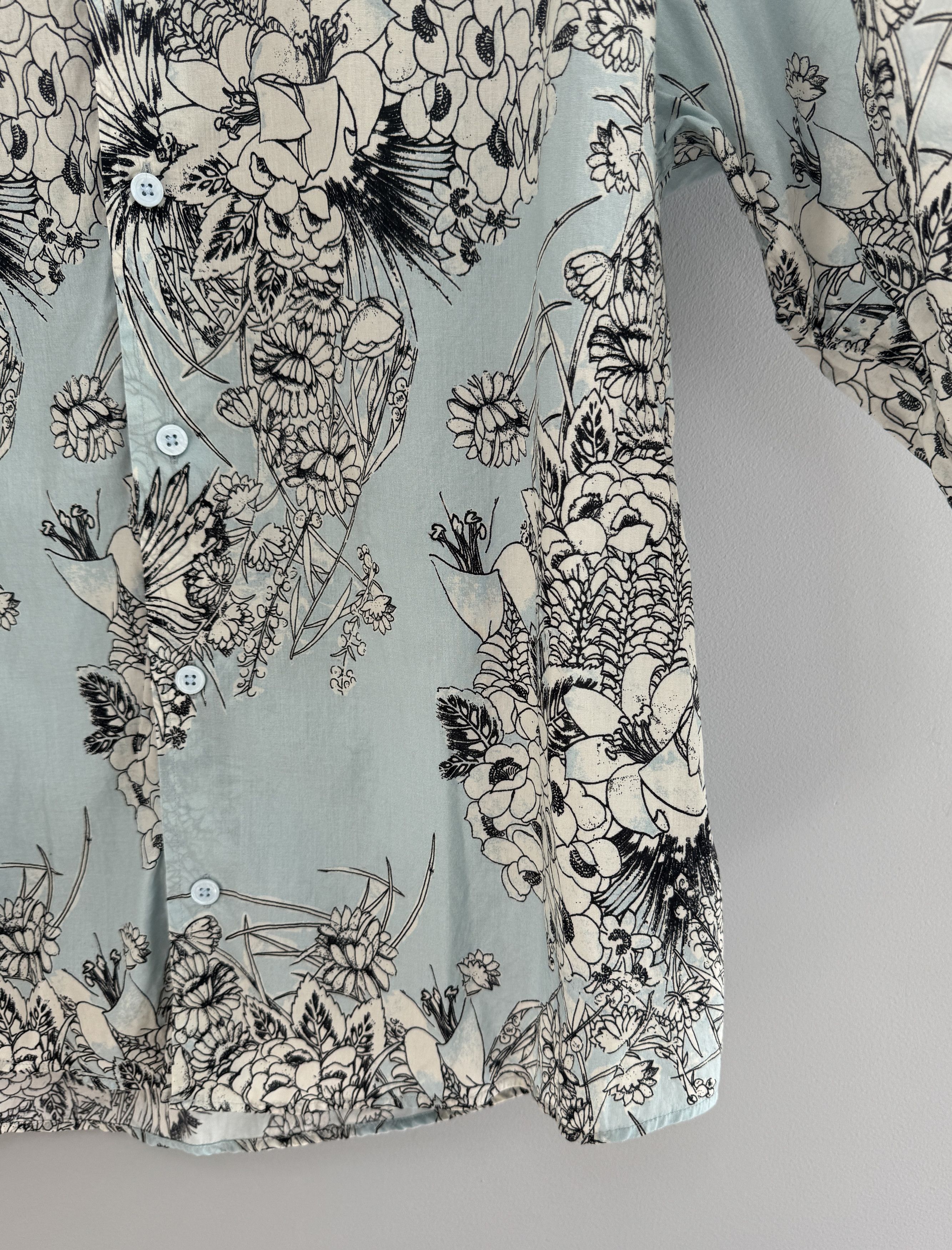 NN07 NN07 Quinsy Printed Shirt Men's Floral Blue Size L Size US L / EU 52-54 / 3 - 4 Thumbnail
