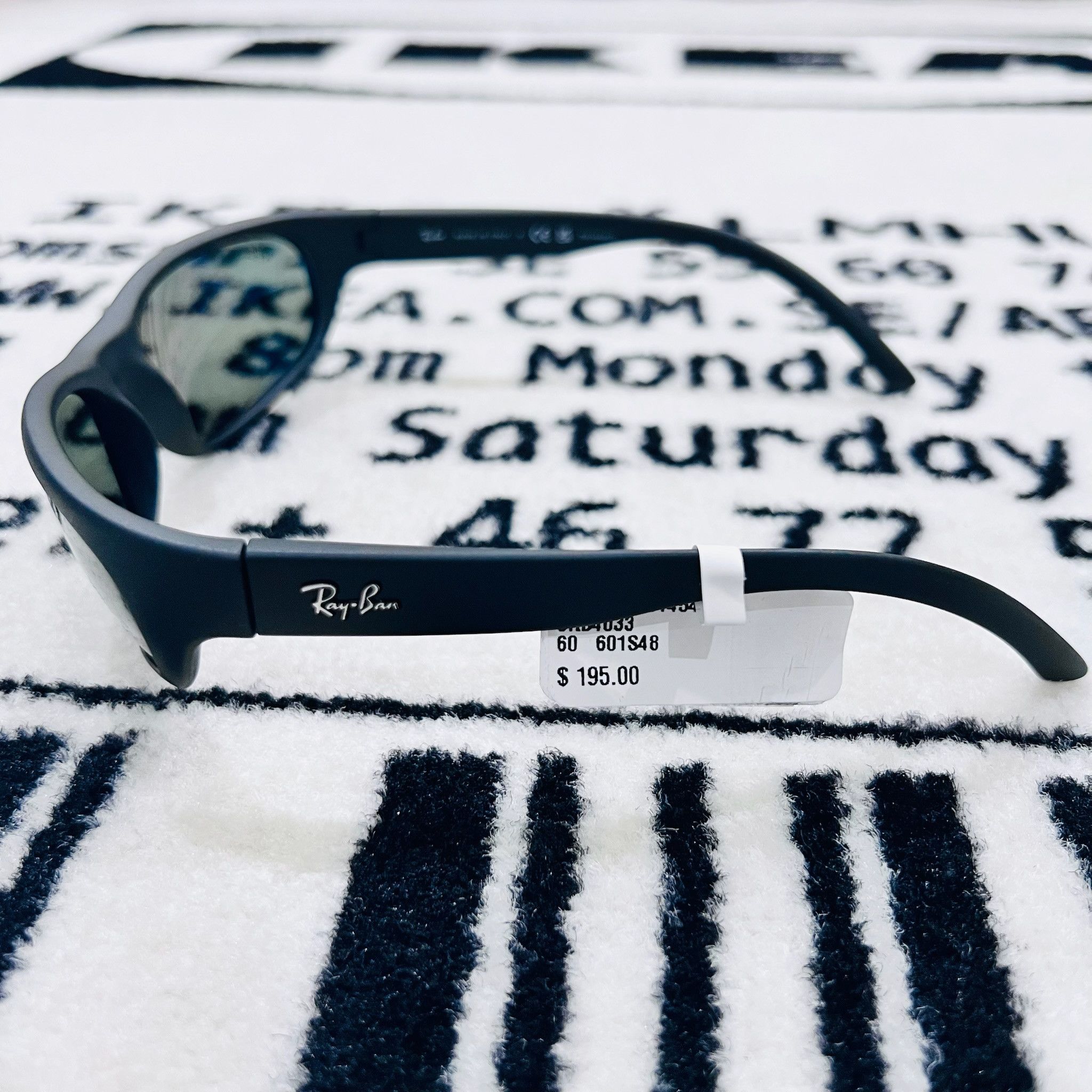 RayBan Rayban RB4033 Polarized Predator Wrap Sunglasses Size ONE SIZE - 4 Thumbnail