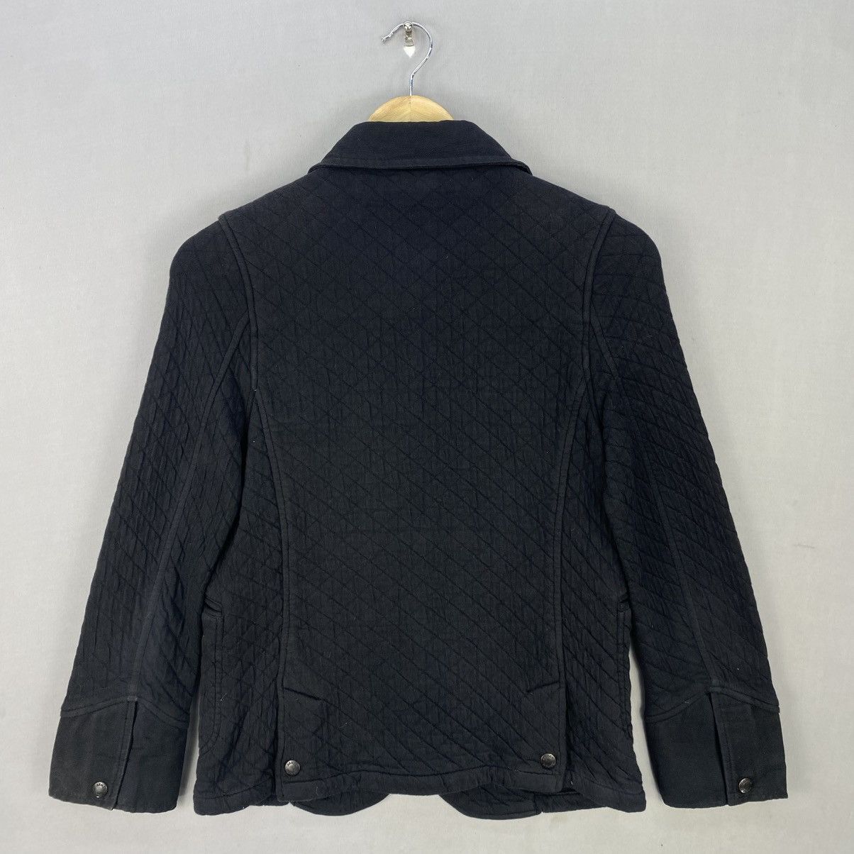 Designer Vintage Workwear Armen Made In France Quilted Jacket. Size XXS / US 00 / IT 34 - 4 Thumbnail