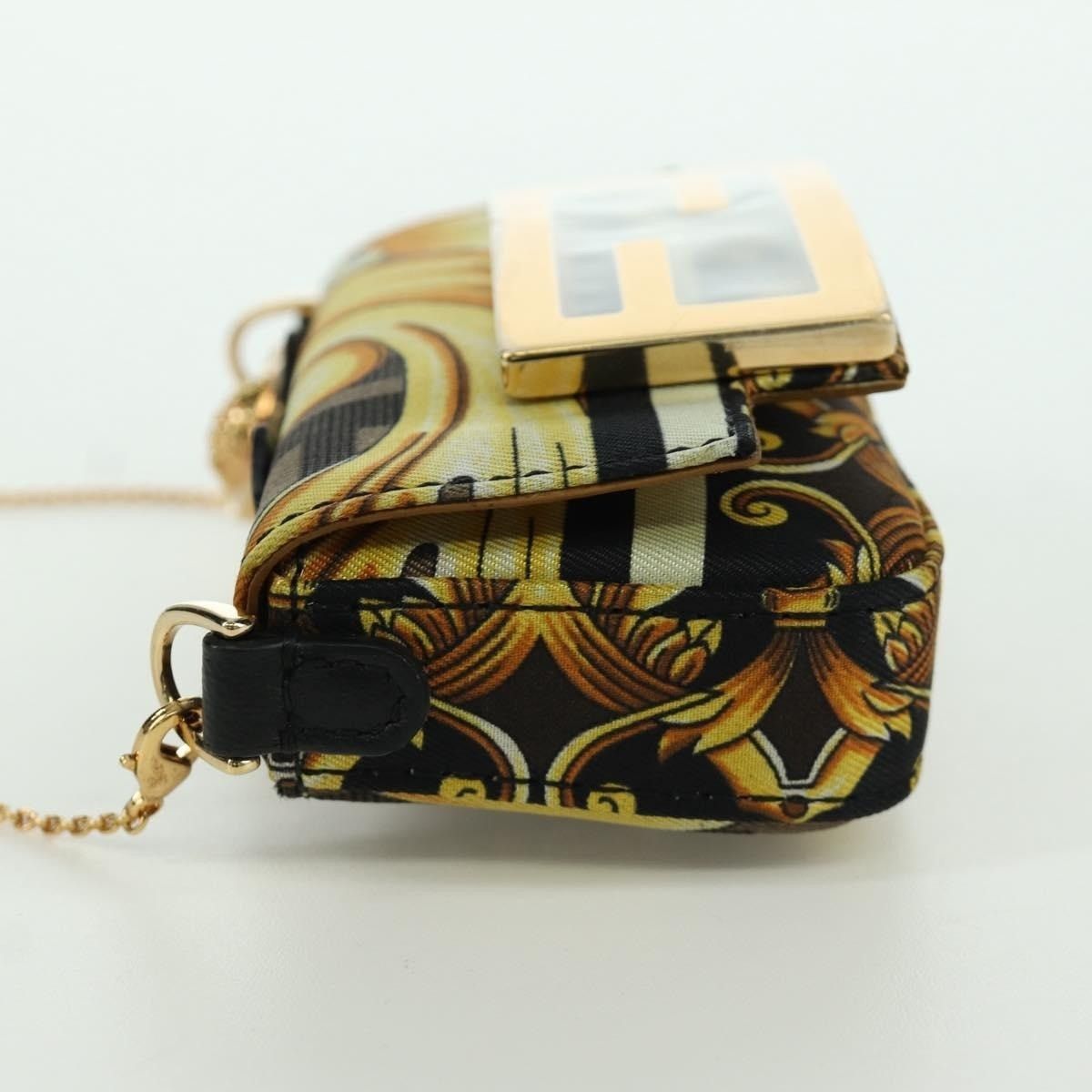 Fendi Fendi Nylon x Versace Fendace Mamma Baguette Pouch Black Size ONE SIZE - 3 Thumbnail