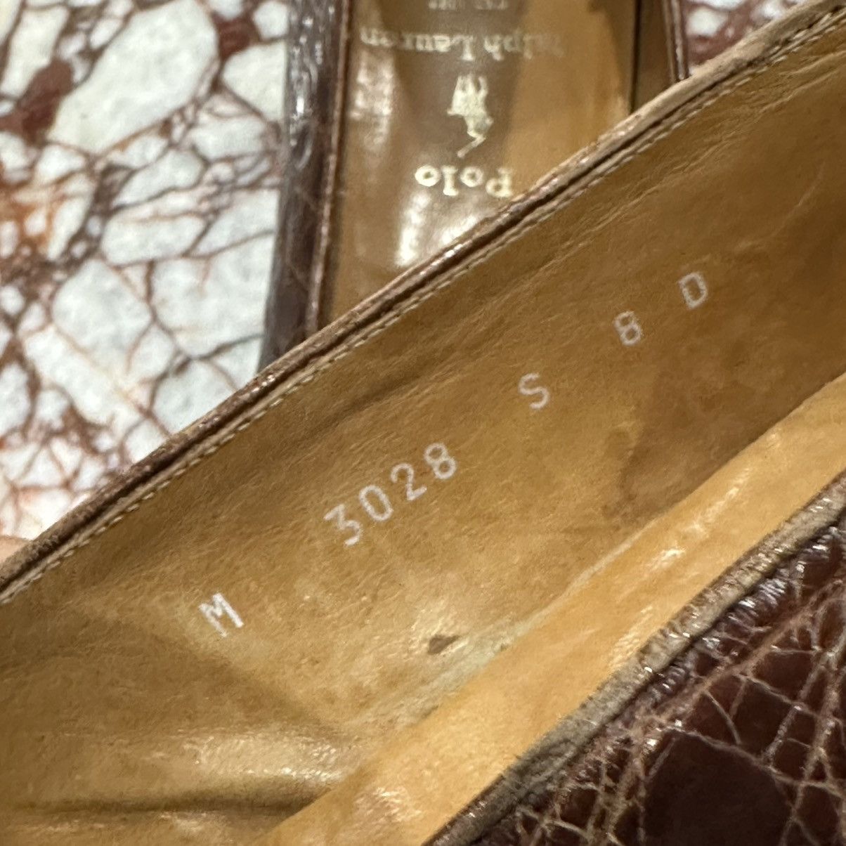 Ralph Lauren Polo Ralph Lauren genuine crocodile loafers Size US 8 / EU 41 - 4 Thumbnail