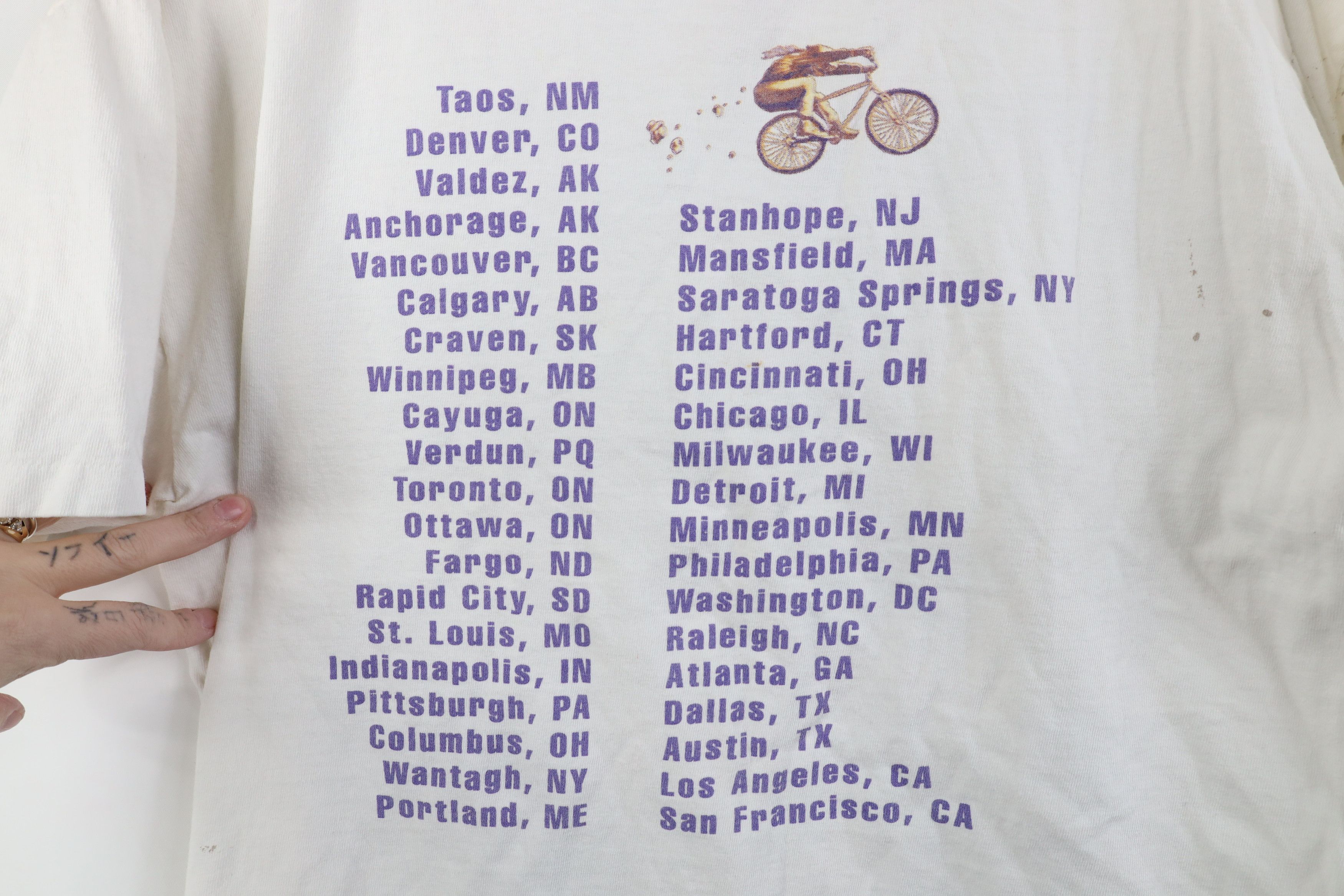 Vintage Vintage 90s 1995 Tour Blues Traveler Band T-Shirt USA Size L / US 10 / IT 46 - 13 Thumbnail