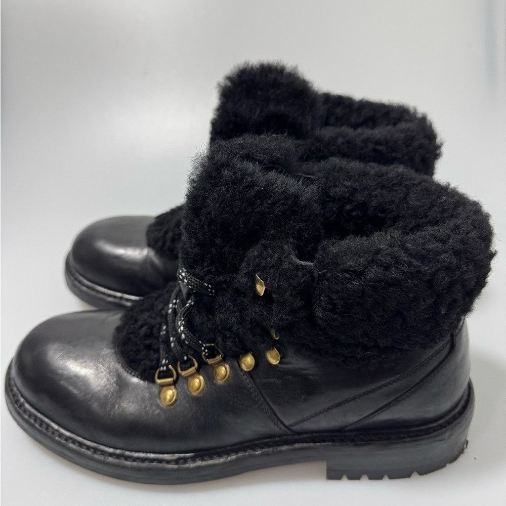 Dolce & Gabbana Dolce & Gabbana Cowhide and Merino Wool Hiking Boots Men’s S Size US 9 / EU 42 - 3 Thumbnail