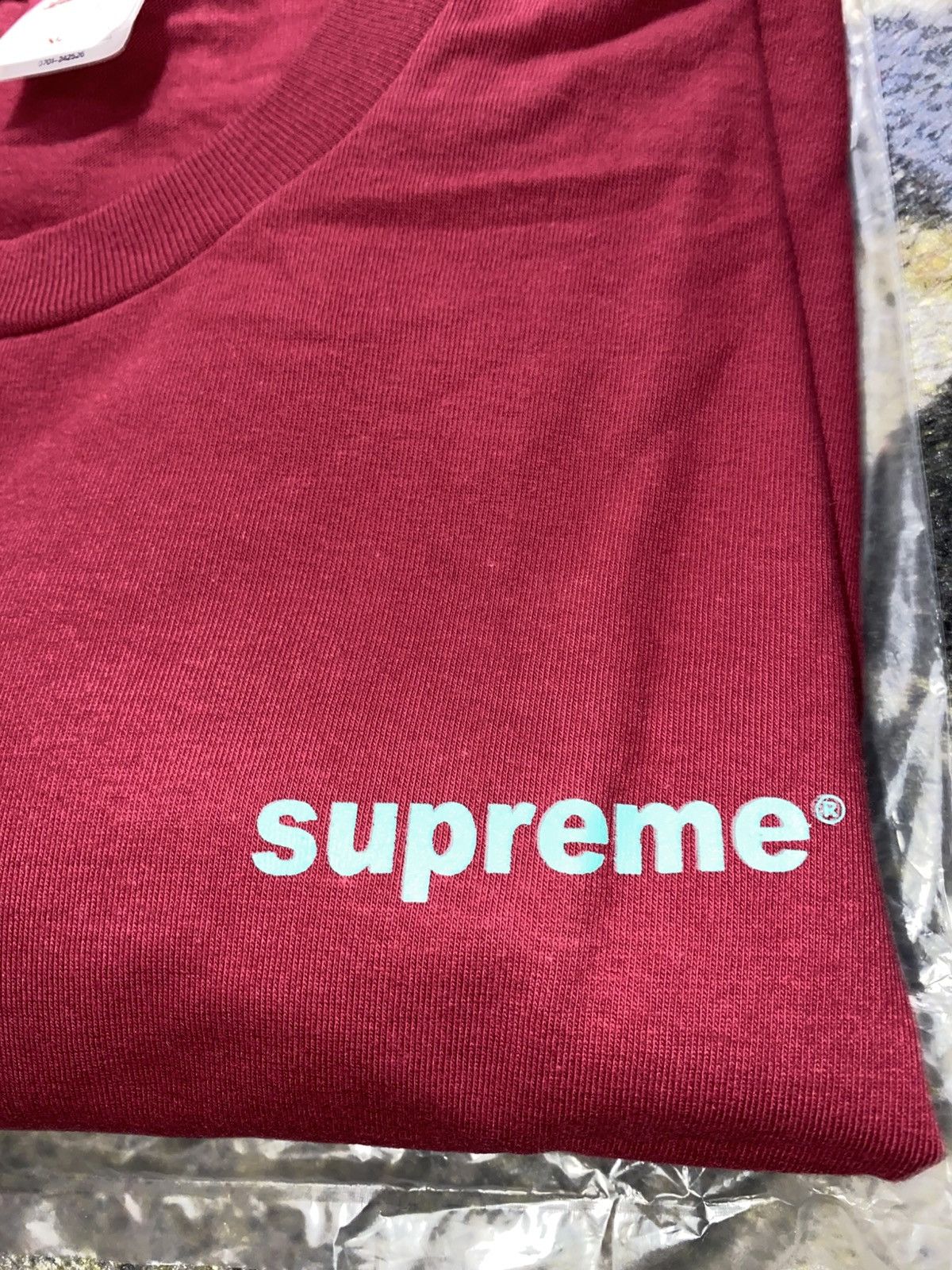 Supreme Supreme Fuck Money Tee Cardinal Size US M / EU 48-50 / 2 - 2 Thumbnail