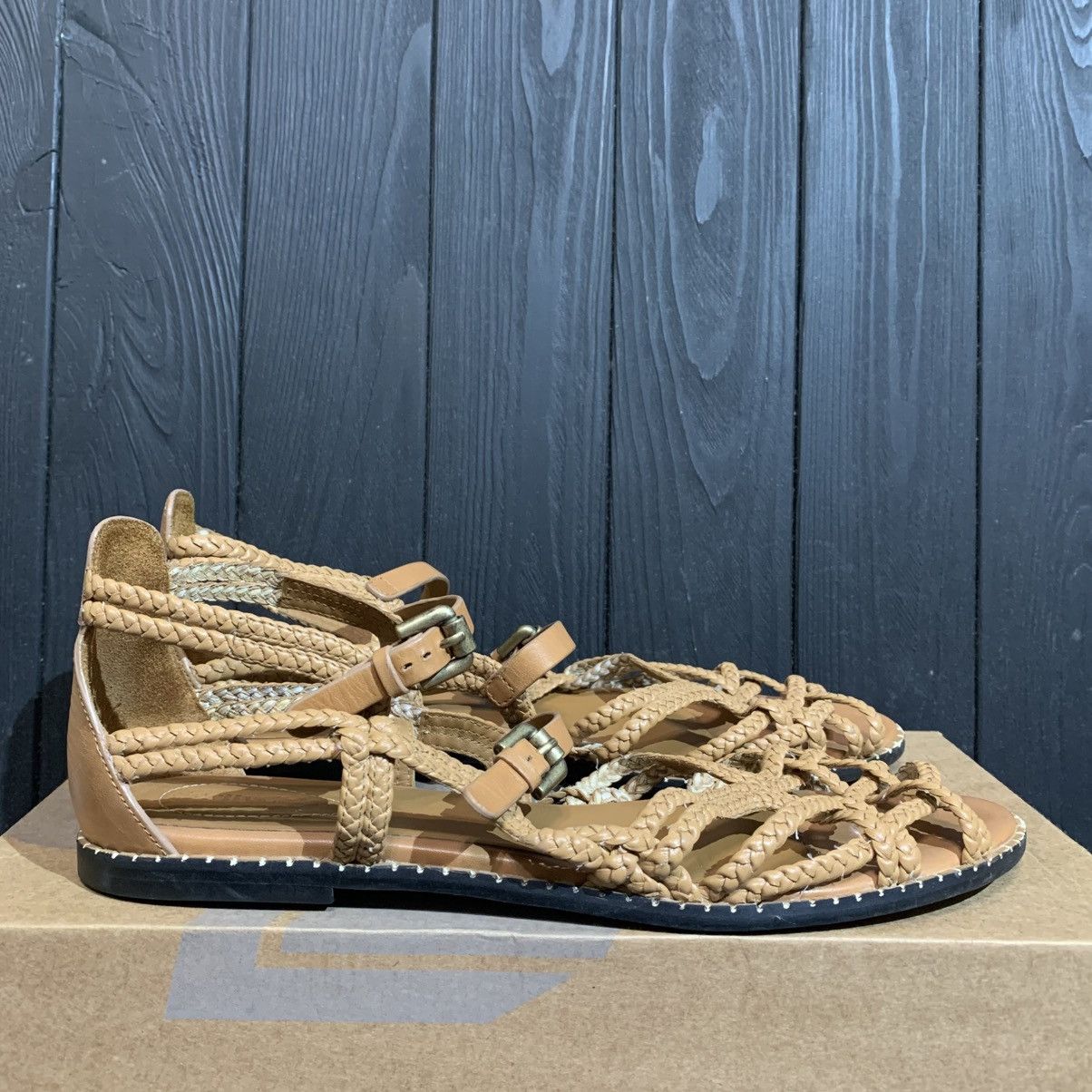 See by Chloe See By Chloé Women’s Leather Sandals Size 41.5 Size US 11.5 / IT 41.5 - 2 Thumbnail