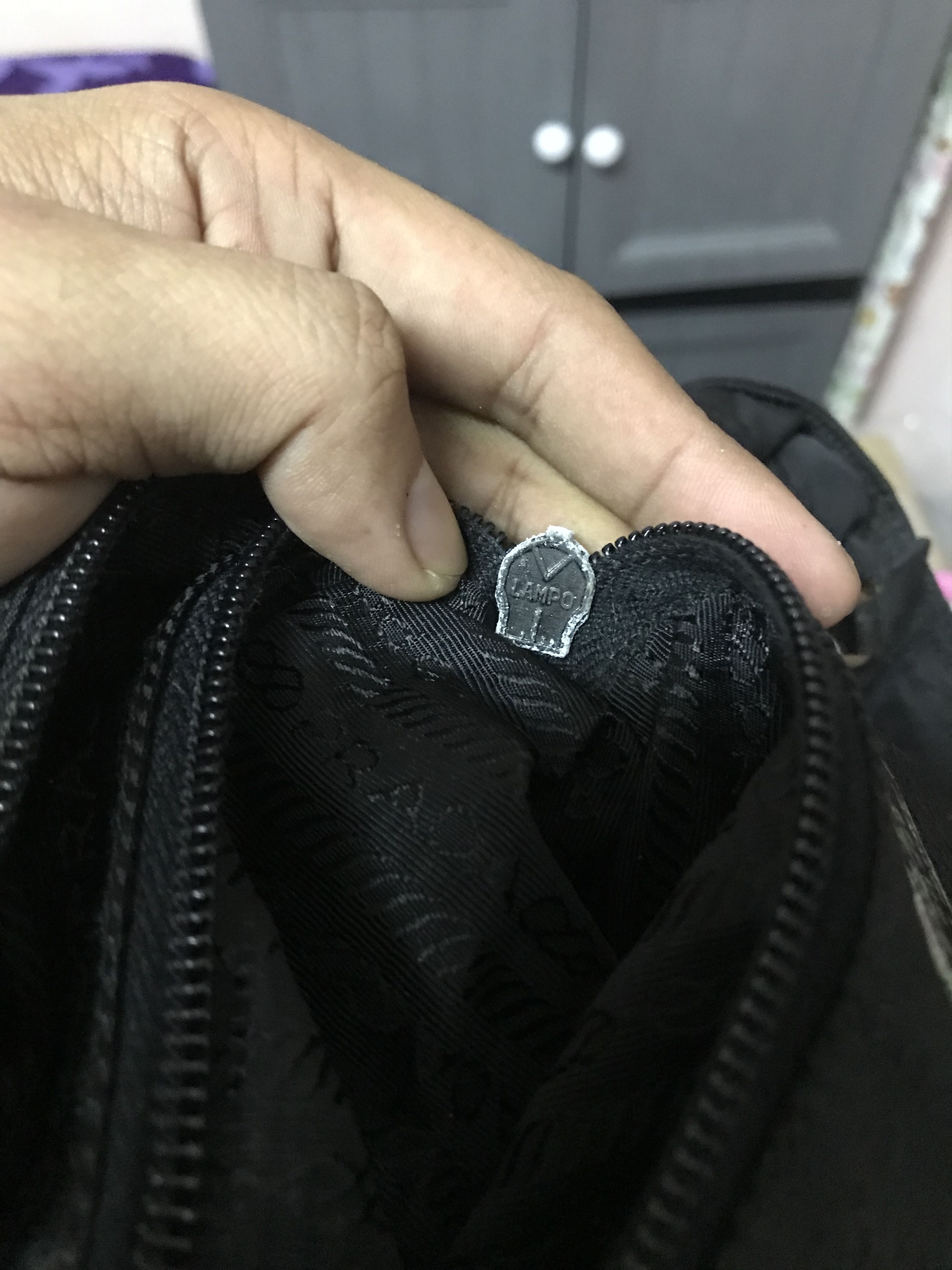 Prada Authentic Prada Black Tessuto Tote Bag Size ONE SIZE - 8 Thumbnail