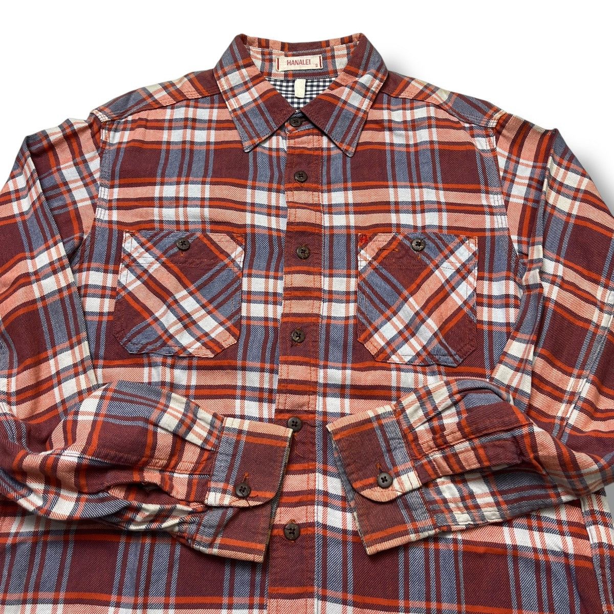 Kapital Issey miyake style💥HANALEI Heavy Flannel Workshirt Size US M / EU 48-50 / 2 - 4 Thumbnail