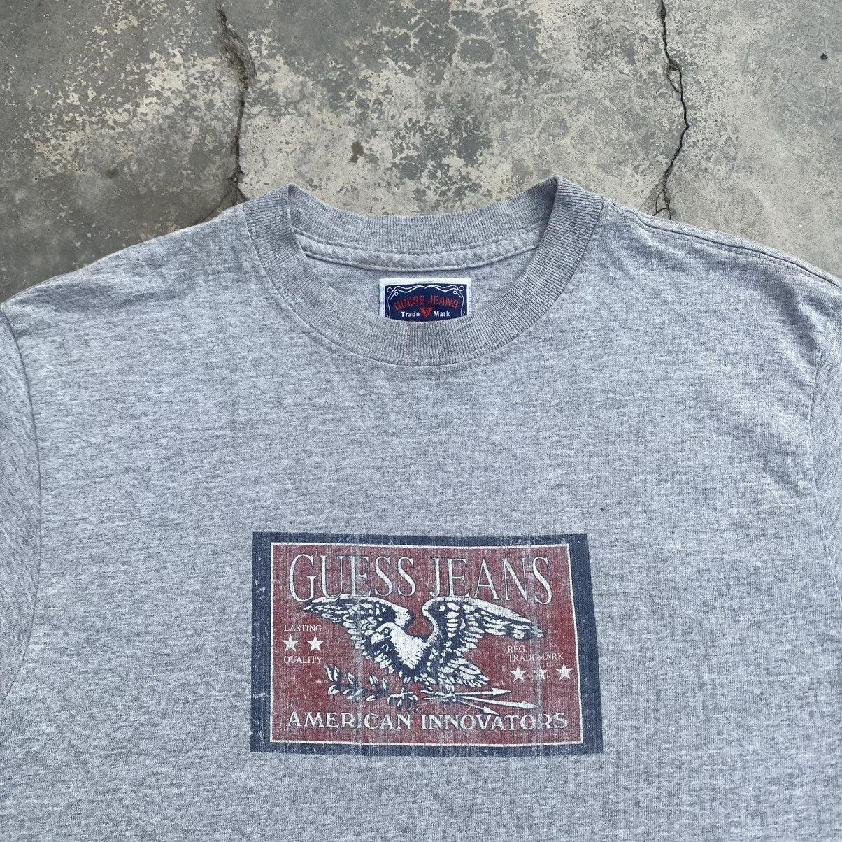 Guess Vintage GUESS JEANS tee Size US S / EU 44-46 / 1 - 1 Thumbnail