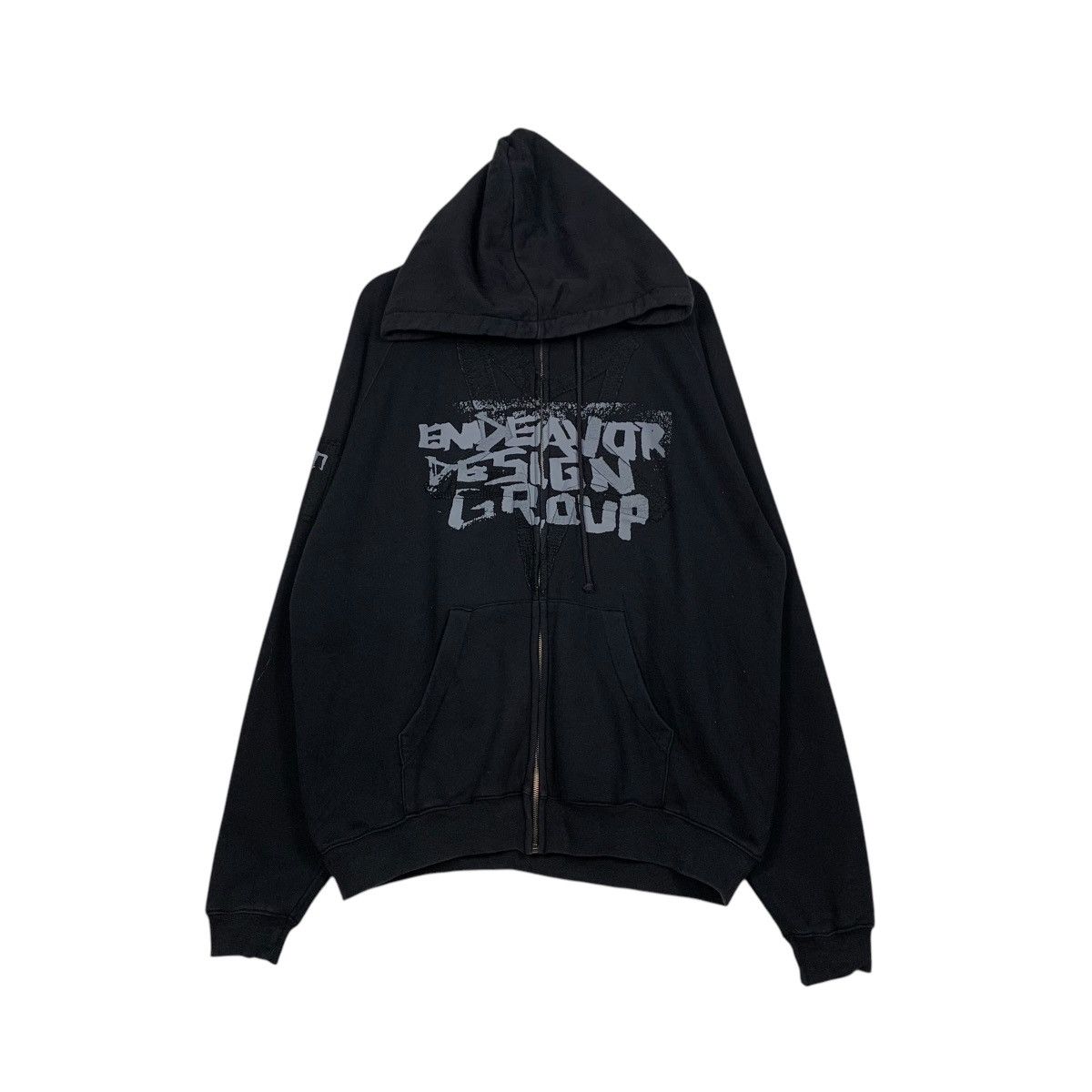 Japanese Brand ENDEAVOR Design Group Big Logo Zipper Hoodies #1725-C76 Size US L / EU 52-54 / 3 - 2 Thumbnail