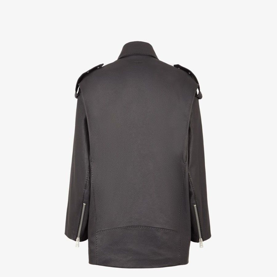 Fendi o1w1db11224 Jacket in Black Size US L / EU 52-54 / 3 - 2 Thumbnail