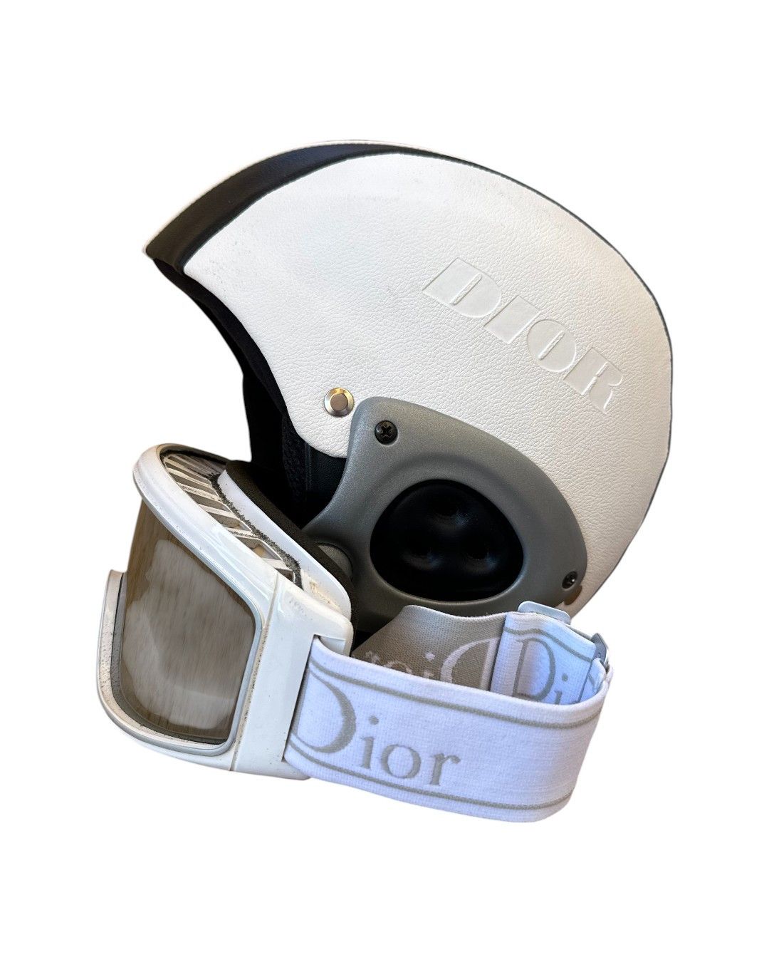 Dior 00'S DIOR BY JOHN GALLIANO SKI SET HELMET /2 GOOGLES Size ONE SIZE - 3 Thumbnail