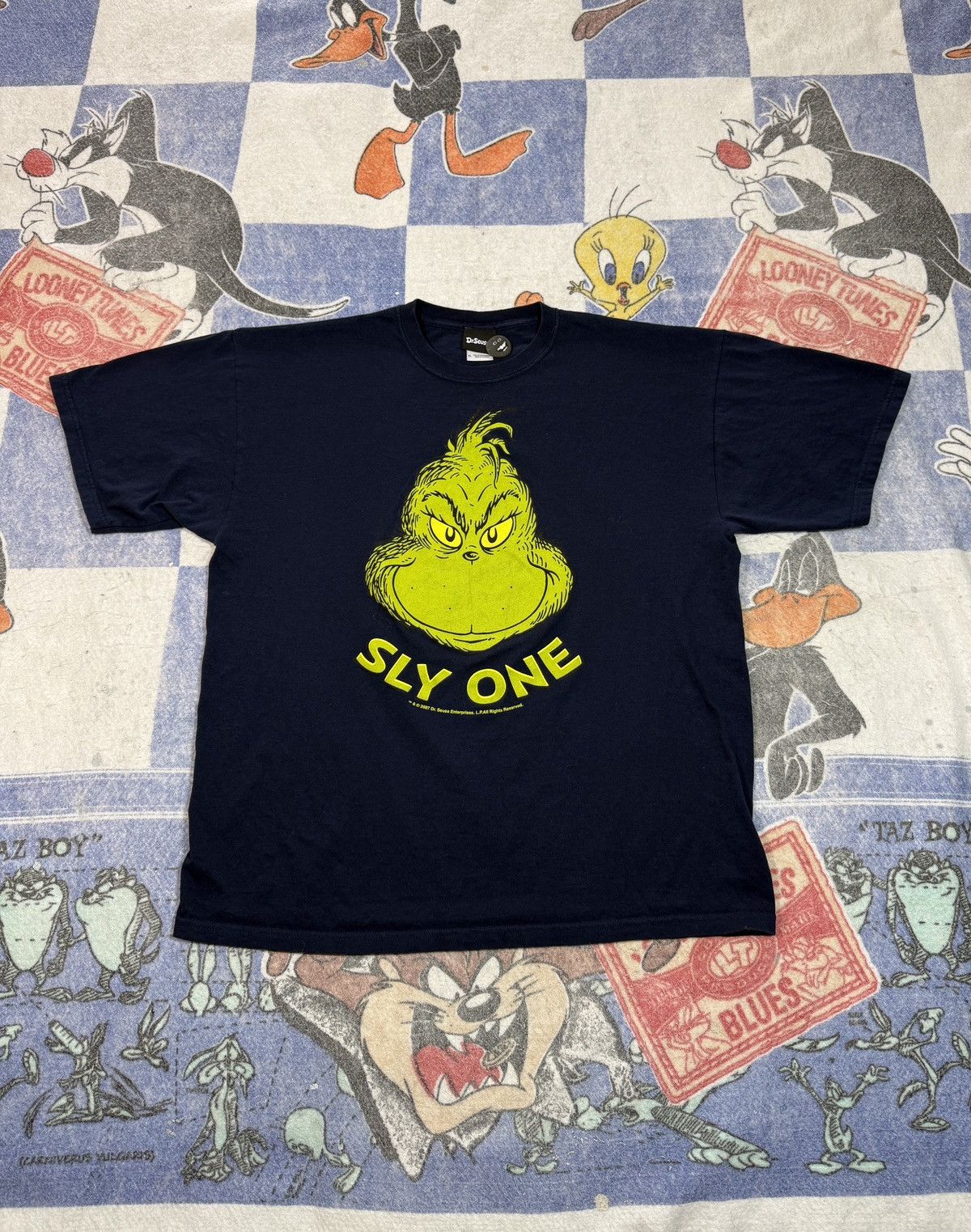 Other Y2k grinch sly one tee Size US XL / EU 56 / 4 - 1 Thumbnail