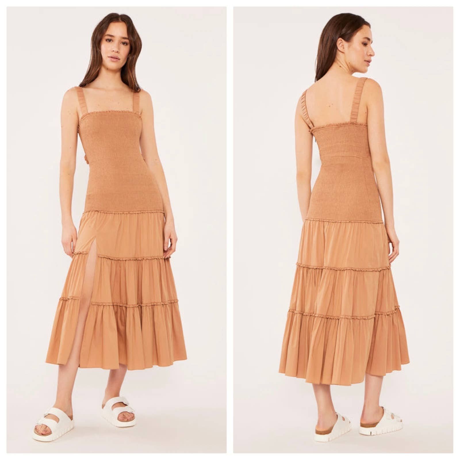 image of New Cinq A Sept Rina Dress Sahara Tan, Women's (Size Large)