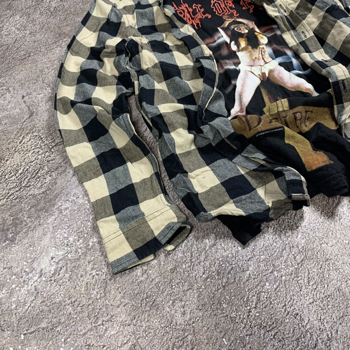 Vintage Vintage 90s Checkered Shirt Graphic Streetwear Grunge Boxy S Size US S / EU 44-46 / 1 - 2 Thumbnail