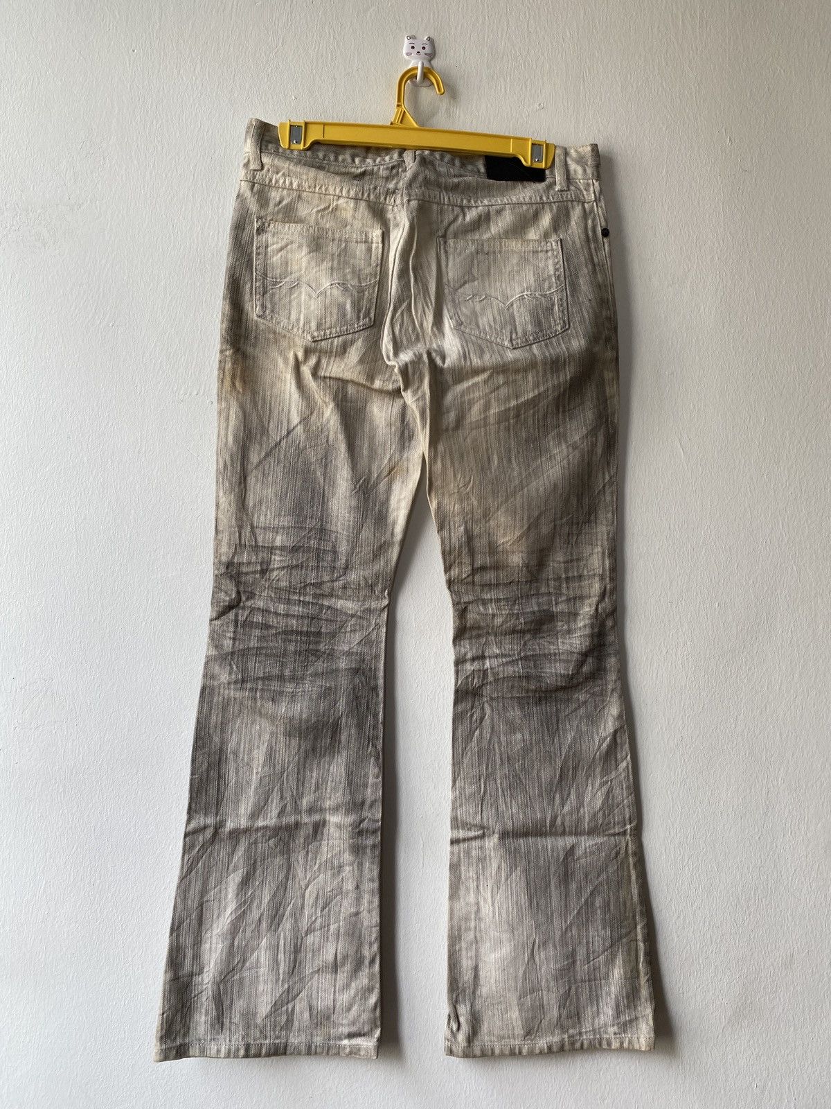 GOSTAR DE FUGA Japanese Brand Fuga Claw Marks Flare Denim Size US 29 - 4 Thumbnail