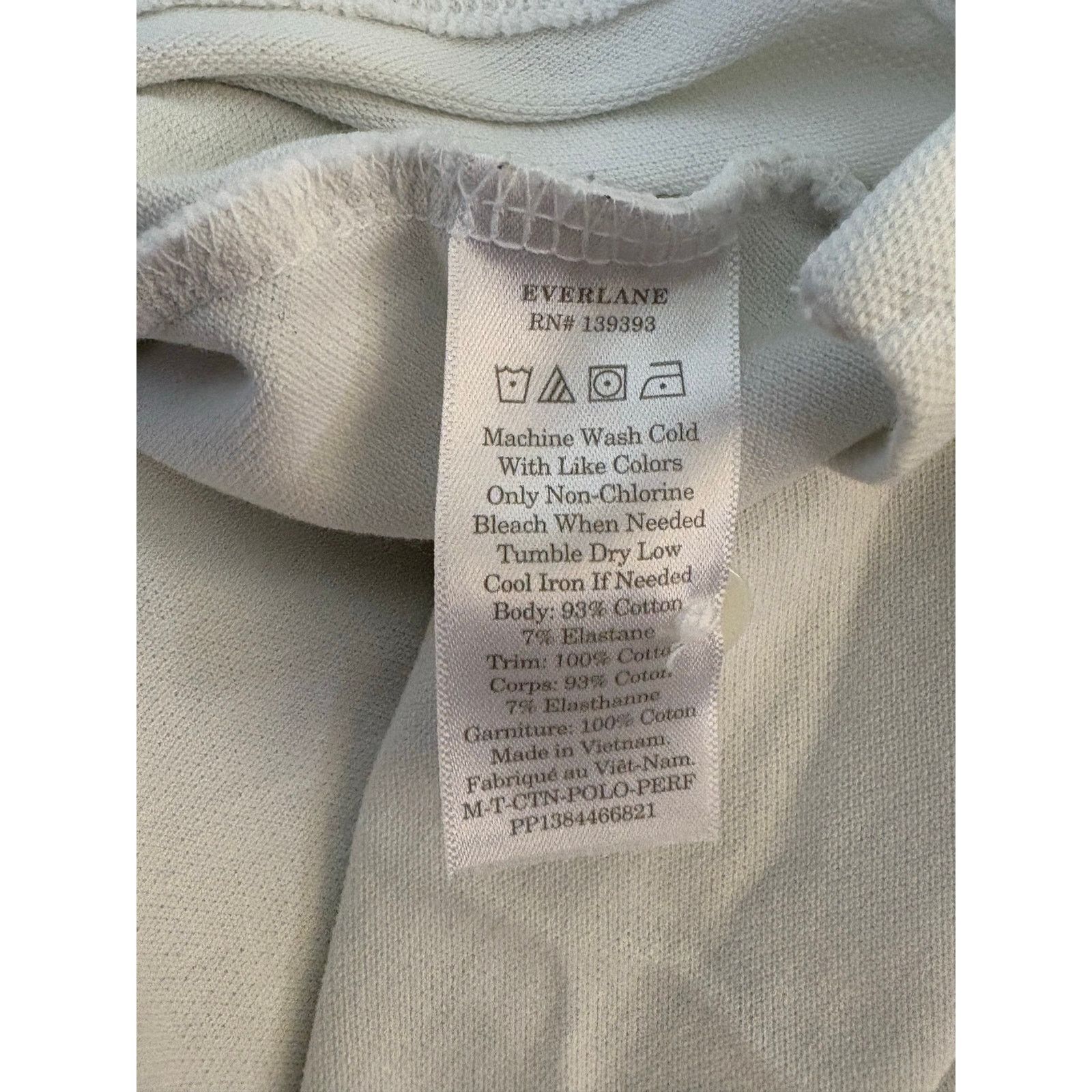 Everlane Everlane Classic White Polo Shirt Size Large. EUC Size US L / EU 52-54 / 3 - 5 Thumbnail