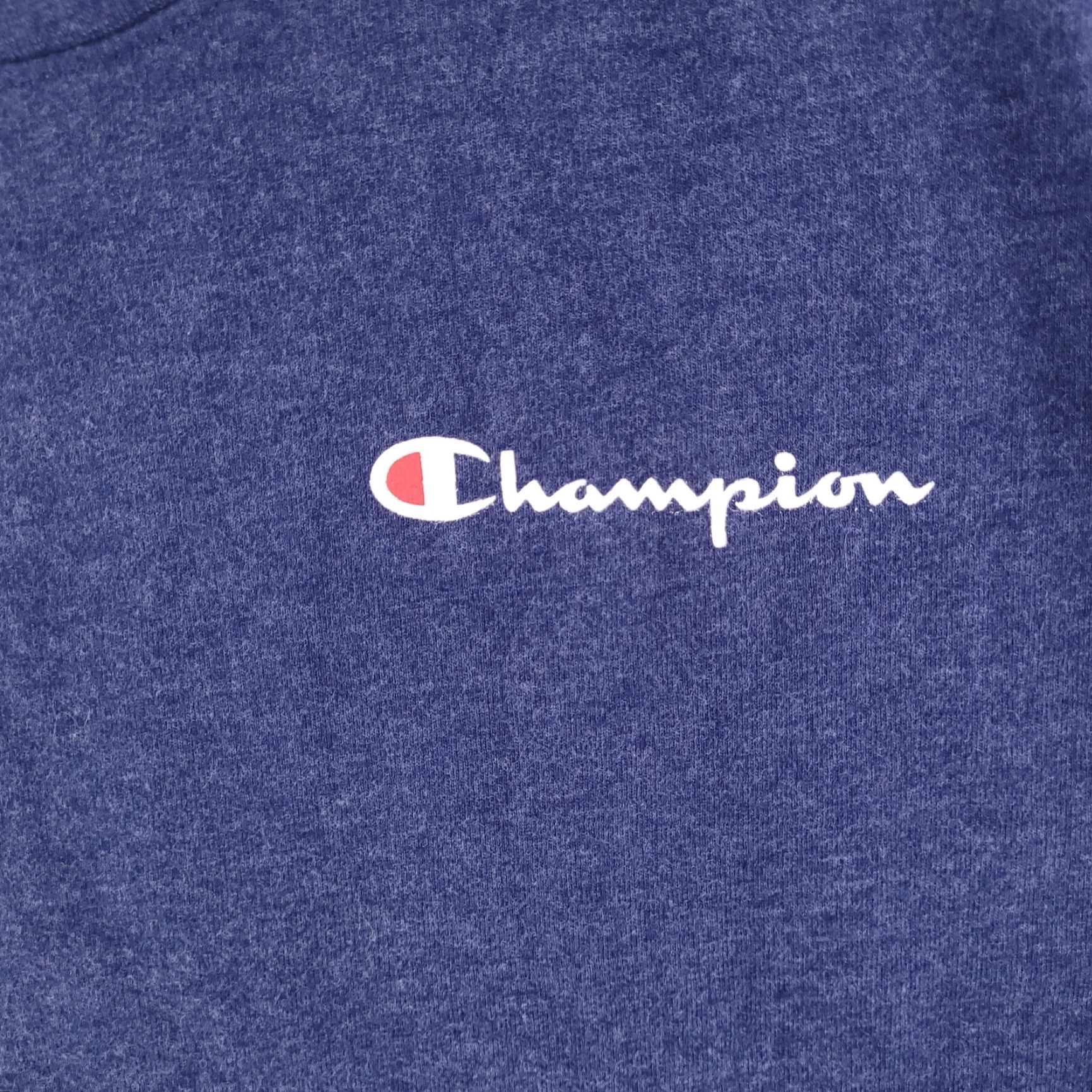 Champion Champion Shirt Mens Medium Blue Short Sleeve Crewneck Logo Size US M / EU 48-50 / 2 - 2 Thumbnail