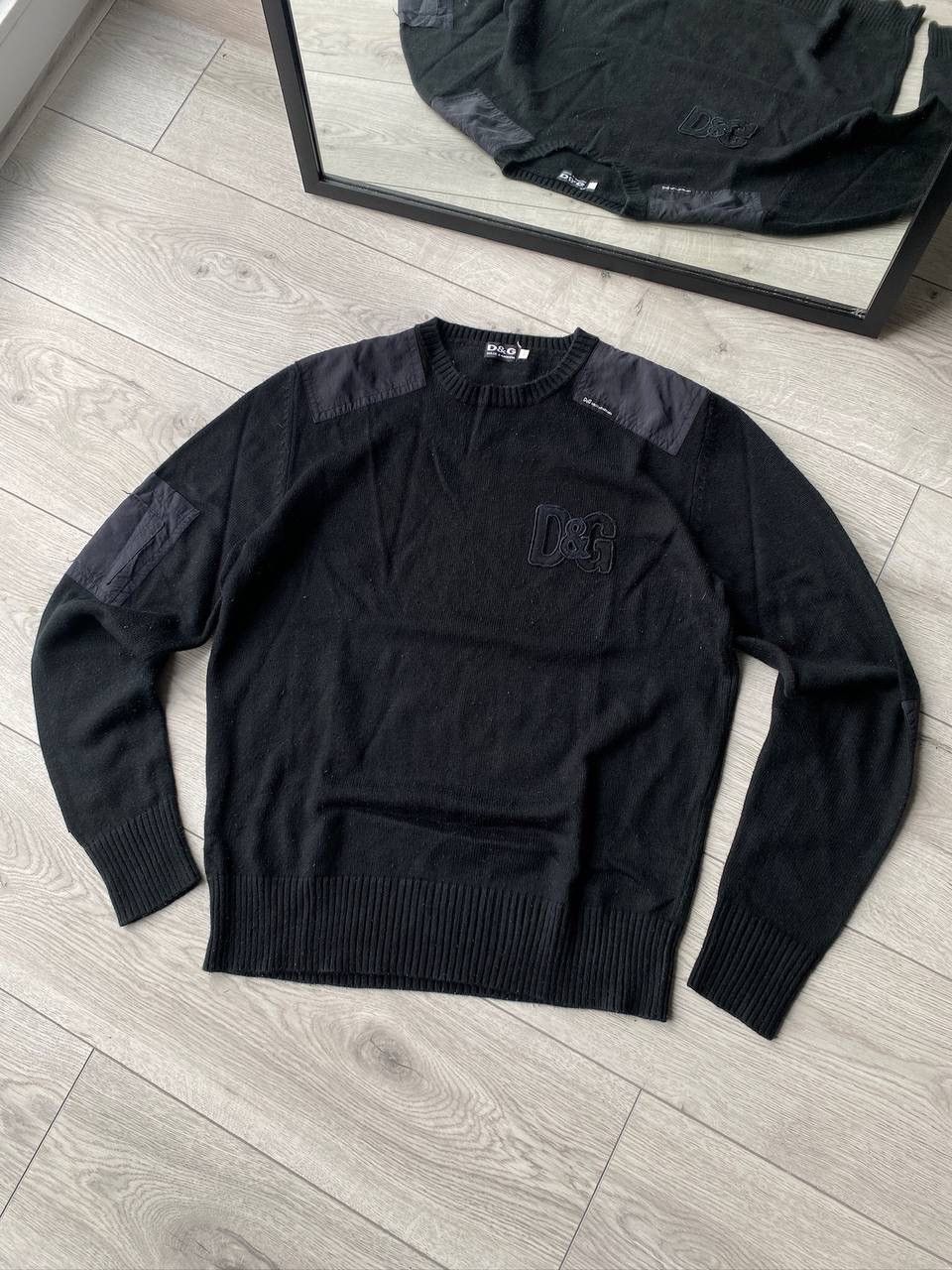Nike × Vintage Vintage 90's Dolce&Gabbana Nylon Knit Sweater M Y2K/YKK Size US L / EU 52-54 / 3 - 3 Thumbnail