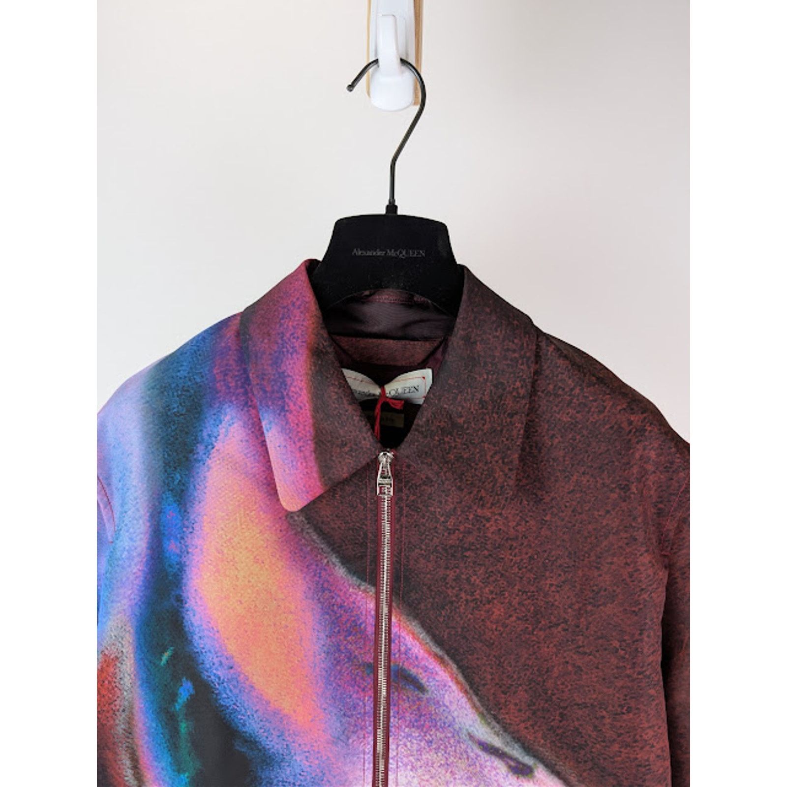 Alexander McQueen o1rshd1 Elasticated Bomber Jacket in Luminous Size US L / EU 52-54 / 3 - 7 Thumbnail