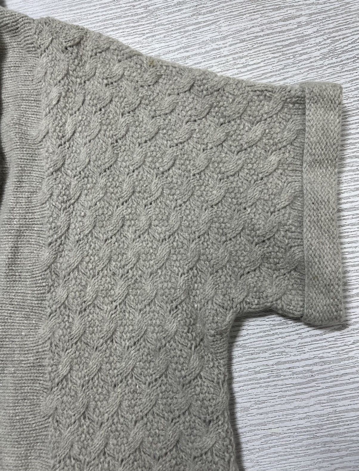 Number (N)ine Number (N)ine - FW 08’ Cable Knit Short Sleeve Cardigan Size US M / EU 48-50 / 2 - 9 Thumbnail