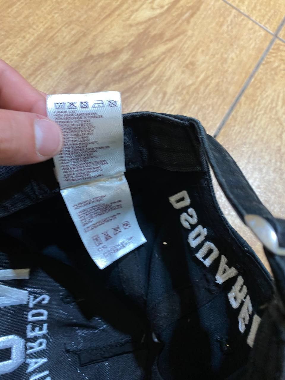 Dsquared2 Rare Dsquared2 cap black with text Size ONE SIZE - 3 Thumbnail